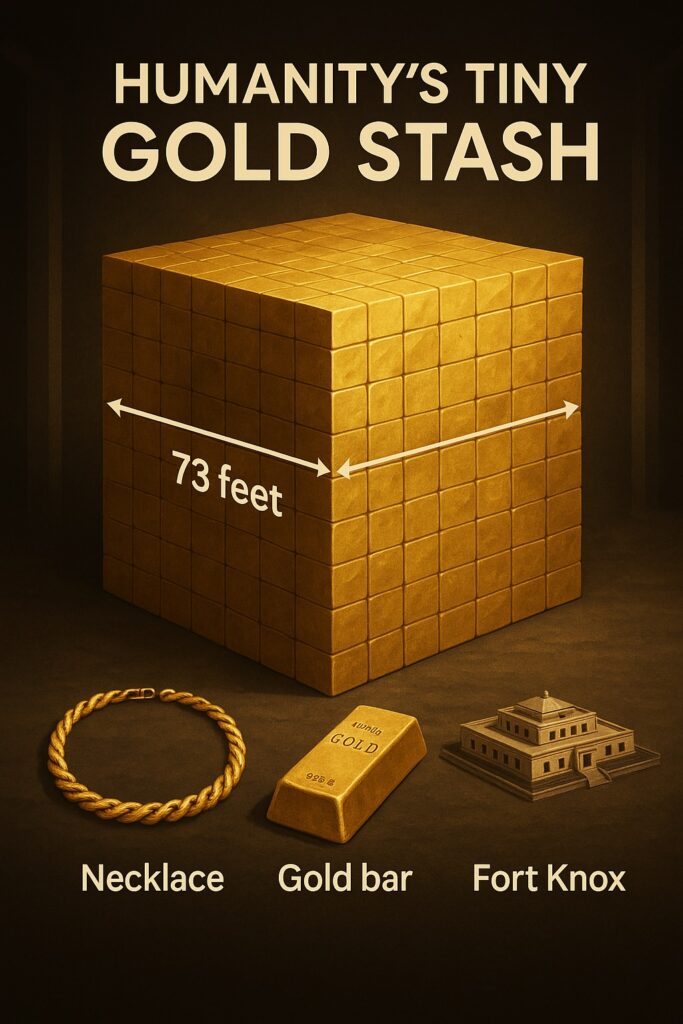 Humanity’s Tiny Gold Stash