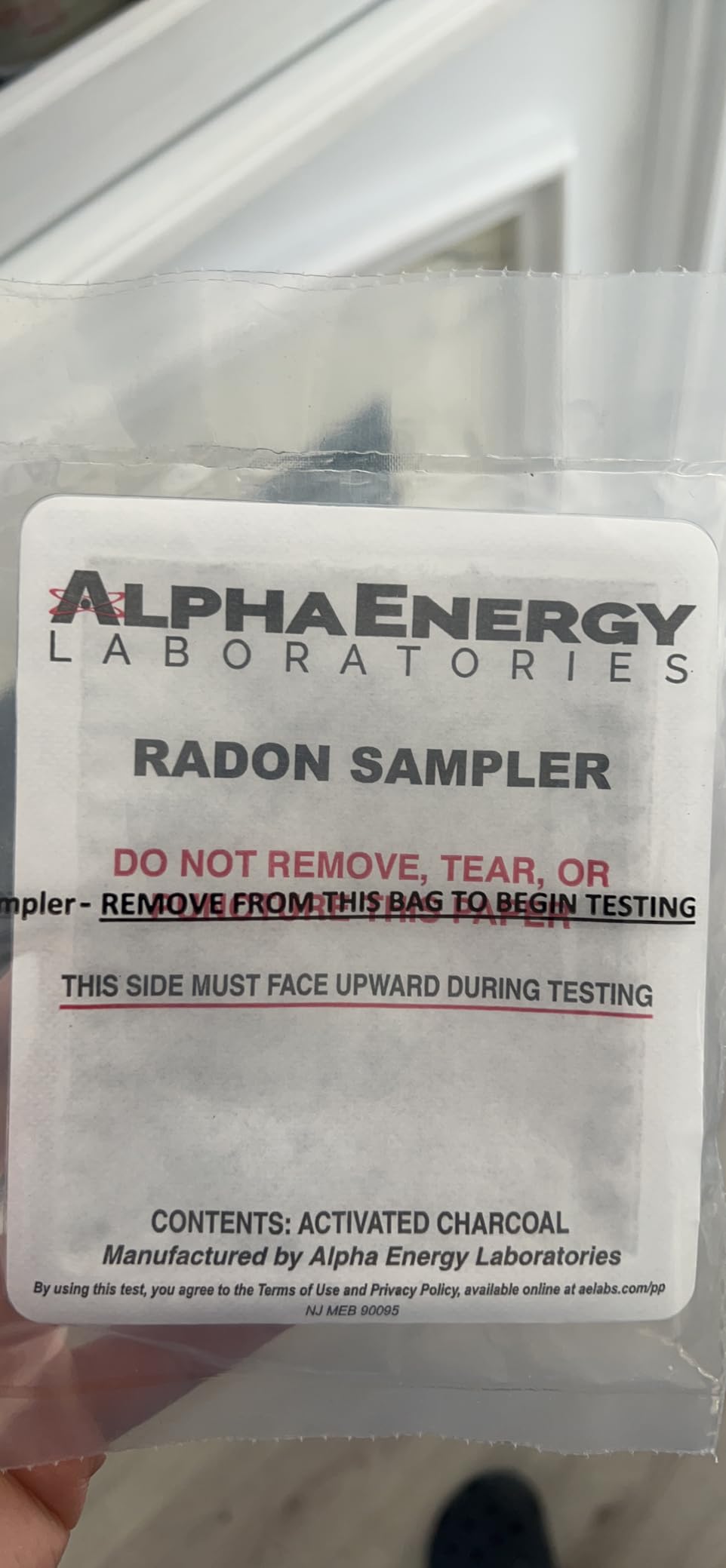 First Alert Radon Gas Test Kit, RD1 - Customer Photo 1