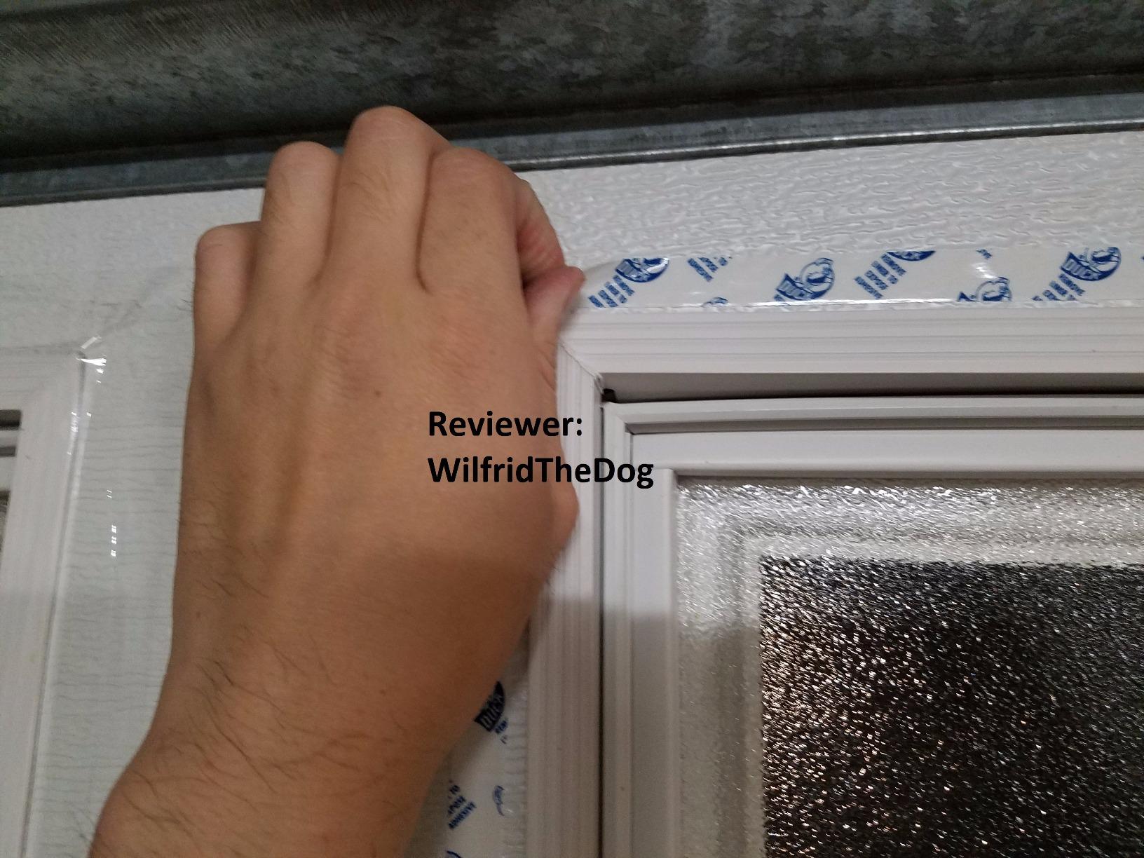 Duck 286218 Extra Large Patio Door Shrink Film Window insulation kit, 1, Crystal Clear - Customer Photo 2