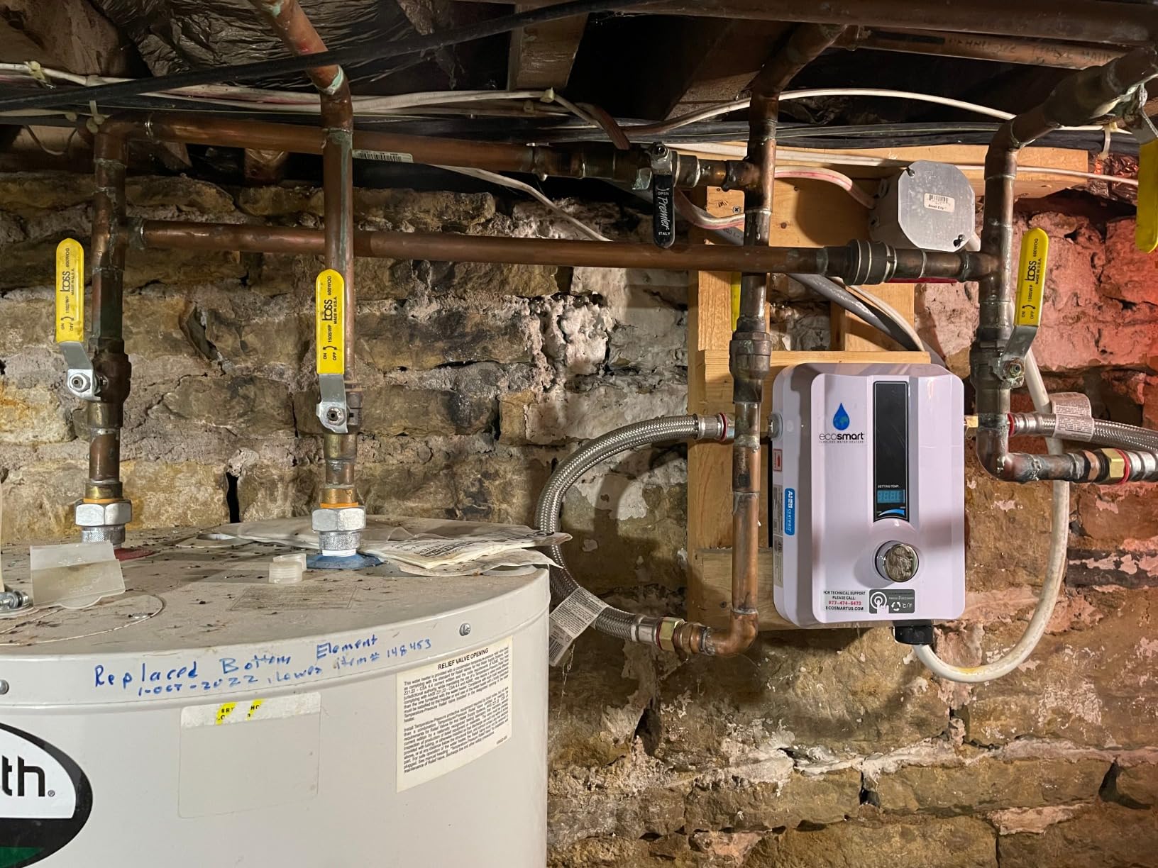 EcoSmart ECO 11 Electric Tankless Water Heater, 13KW at 240 Volts with Patented Self Modulating Technology - Customer Photo 2