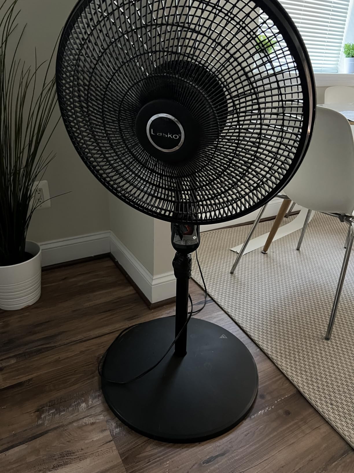 Lasko Oscillating Cyclone Pedestal Fan, Adjustable Height, Timer, Remote Control, 3 Speeds, for Bedroom, Living Room, Home Office, 18 Lasko Oscillating Cyclone Pedestal Fan, Adjustable Height, Timer, Remote Control, 3 Speeds, for Bedroom, Living Room, Home Office, 18