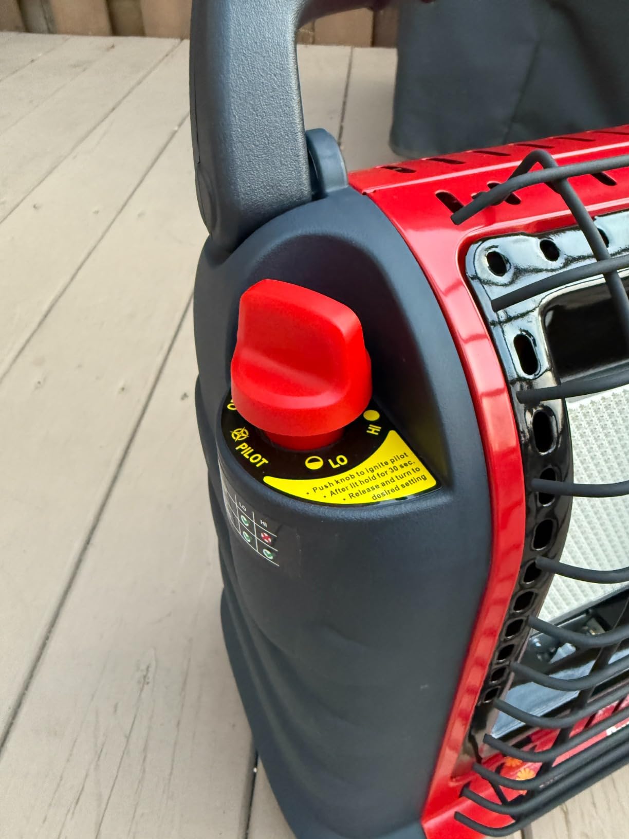 9,000 BTU Portable Buddy Radiant Heater - Customer Photo 1