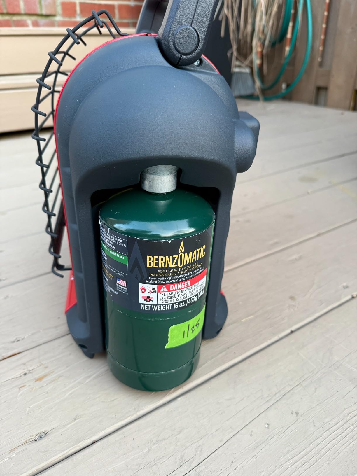 Mr. Heater Portable Buddy Heater MH9BX 4,000-9,000 BTU Indoor-Safe Propane Radiant Heater For Campers, Workshops, Job Sites, Patios & More - Red, Black - Customer Photo 1
