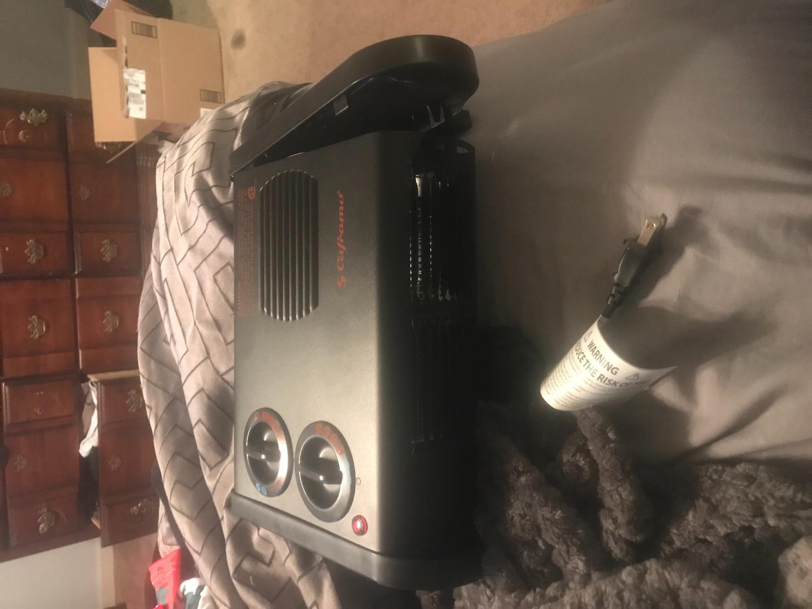 Caframo True North Heater. Low Profile, Quiet, Powerful Heater for Work and Home. Black, 11.25 Caframo True North Heater. Low Profile, Quiet, Powerful Heater for Work and Home. Black, 11.25