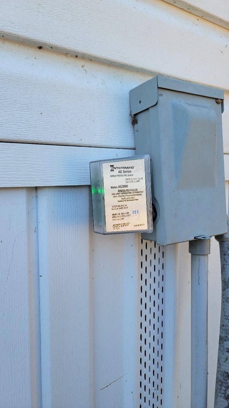 Intermatic AG3000 120/240 VAC Universal HVAC Surge Protective Device - Comprehensive Surge Protection, TPMOV Technology, Watertight Enclosure - UL Listed and Reliable - Customer Photo 4