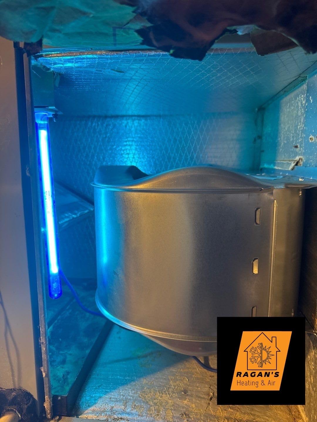 Fresh-Aire Blue Tube 24-Volt UV Light HVAC Air Purification System, Includes 1-Year UVC Lamp #TUV-BTER - Customer Photo 1