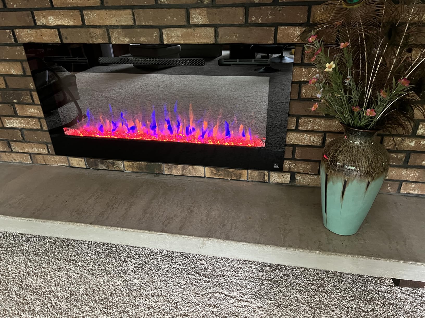 Touchstone Smart Electric Fireplace-The Sideline 50 Touchstone Smart Electric Fireplace-The Sideline 50