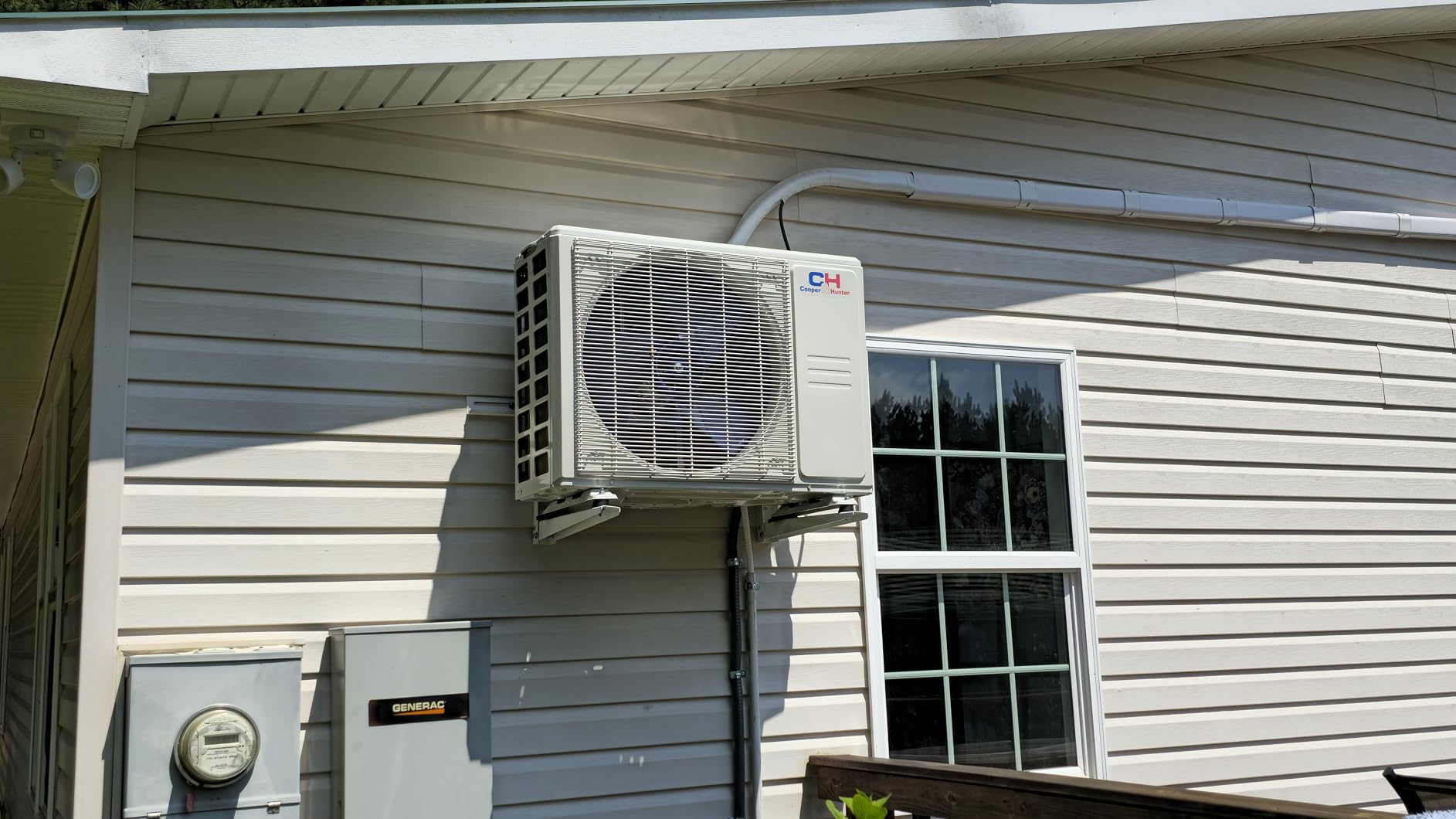 DuctlessAire Outdoor Wall Bracket - Mini Split Mounting Bracket - Ductless Air Conditioner Wall Mount - Mini Split AC/Heating System Accessories for Window AC, HVAC, Heat Pump & More (9000-36000 BTU) - Customer Photo 1