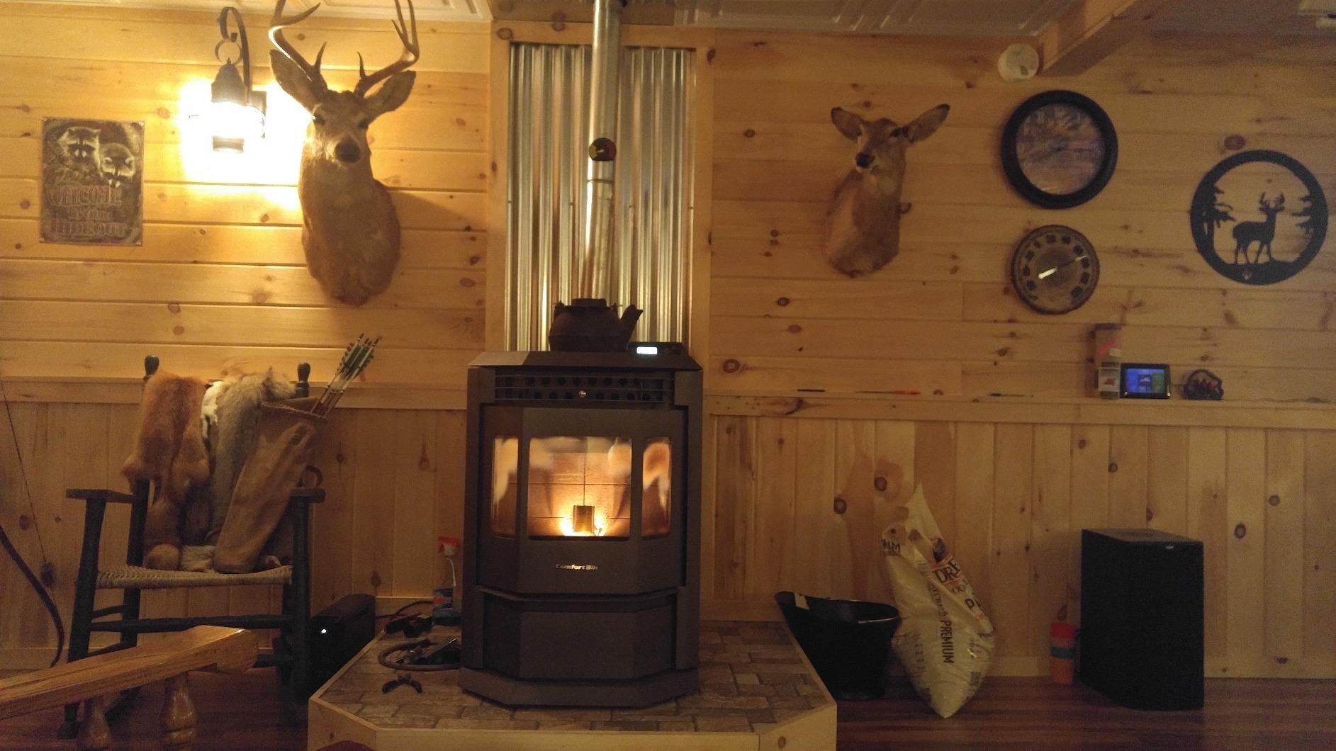 Wood Pellet Stove HP22 2,800 Sq Ft. Pellet Fuel EPA Cert. 55 Pound Hopper - Customer Photo 3
