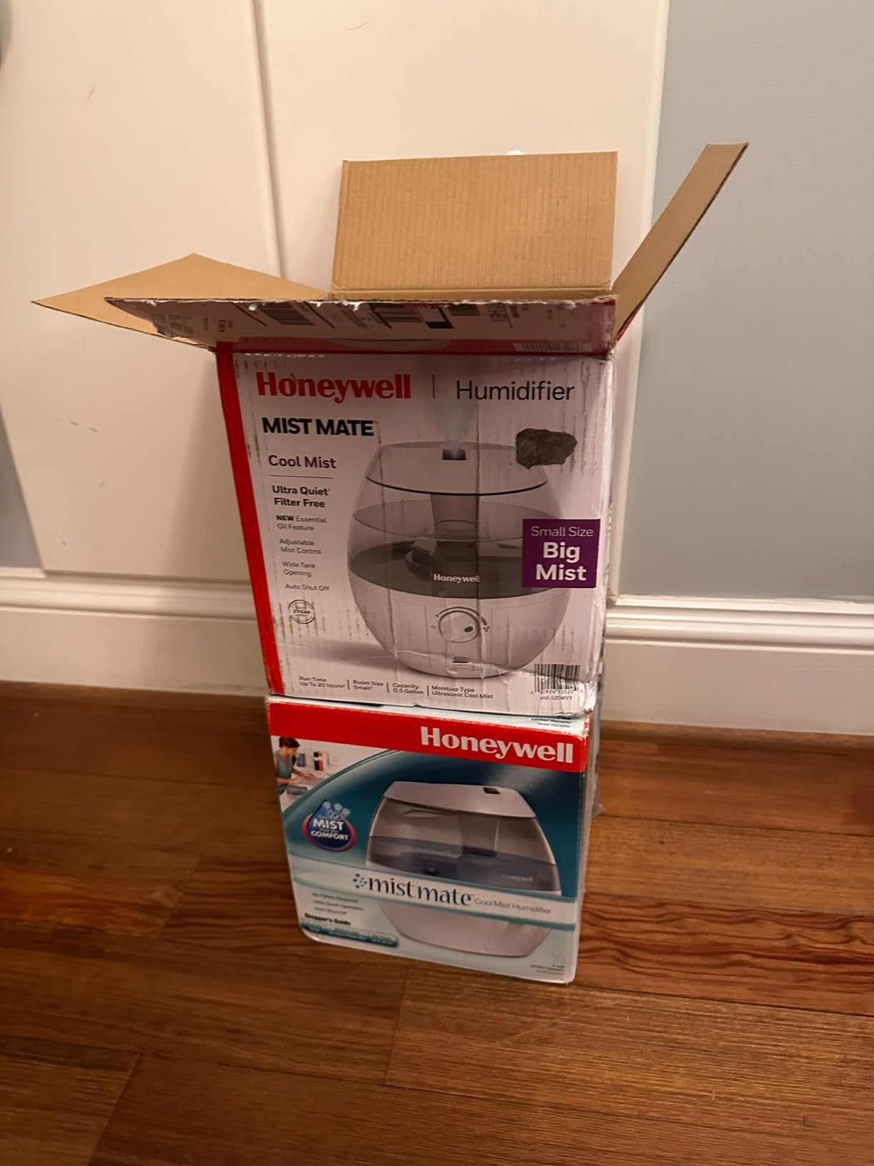 Honeywell HUL520B Mistmate Cool Mist Humidifier Black With Easy Fill Tank & Auto Shut-Off, For Small Room, Bedroom, Baby Room, Office Customer Review Honeywell HUL520B Mistmate Cool Mist Humidifier Black With Easy Fill Tank & Auto Shut-Off, For Small Room, Bedroom, Baby Room, Office - Customer Photo 1