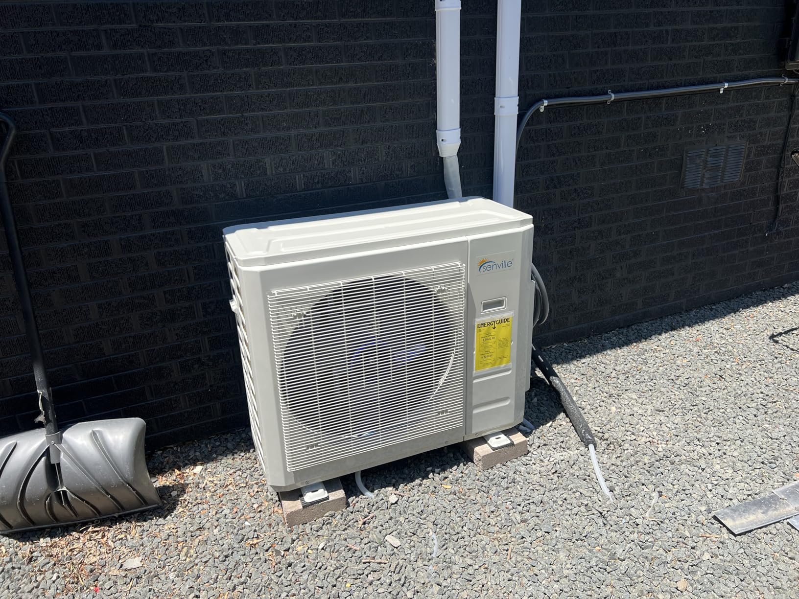 Senville 18000 BTU Dual Zone Mini Split Air Conditioner Heat Pump, 1.5 Ton, 2 Zone, Works with Alexa, White - Customer Photo 2