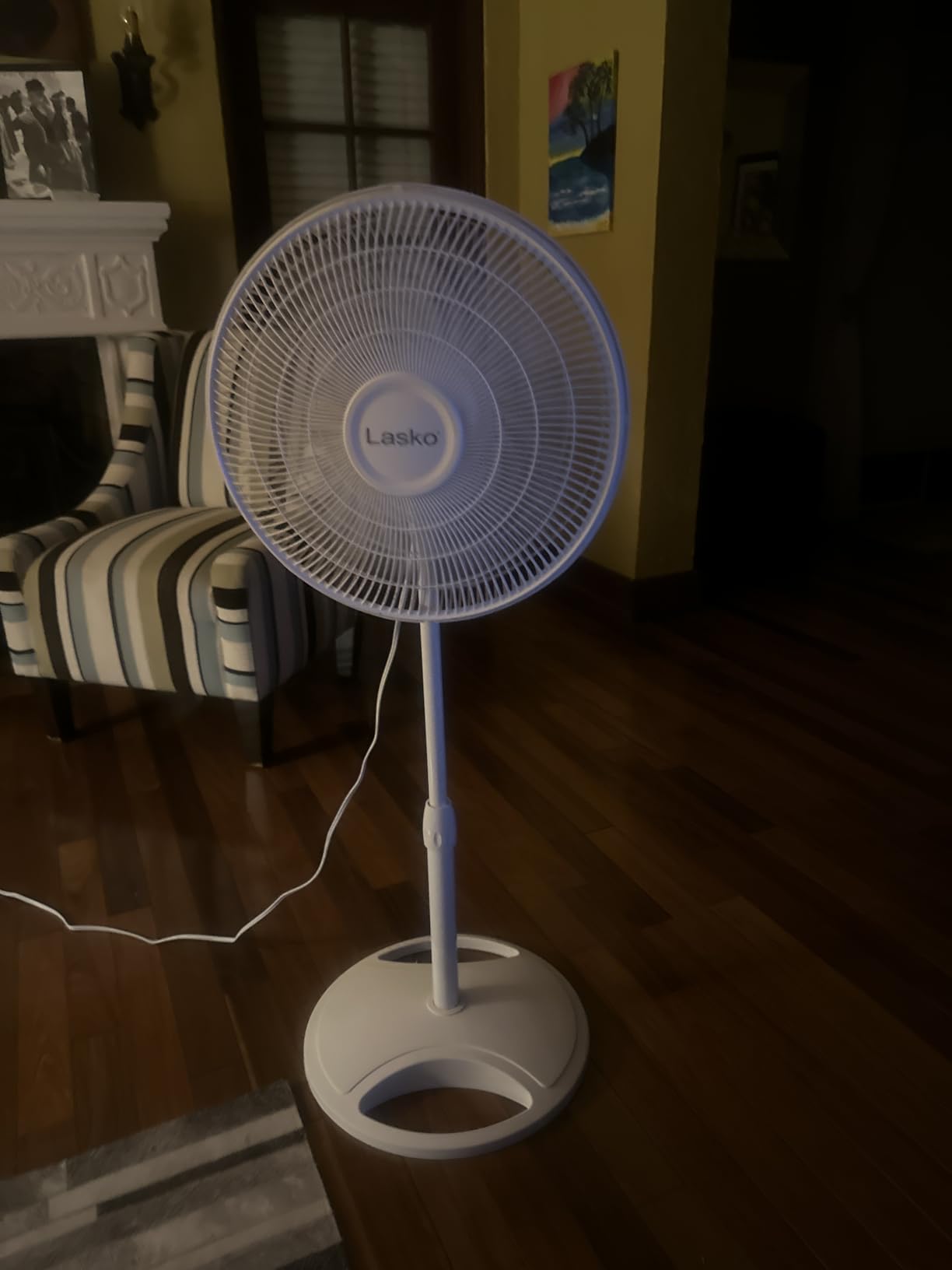 Lasko 2520 Oscillating Stand Fan,White 16 Inch Customer Review Lasko 2520 Oscillating Stand Fan,White 16 Inch - Customer Photo 1