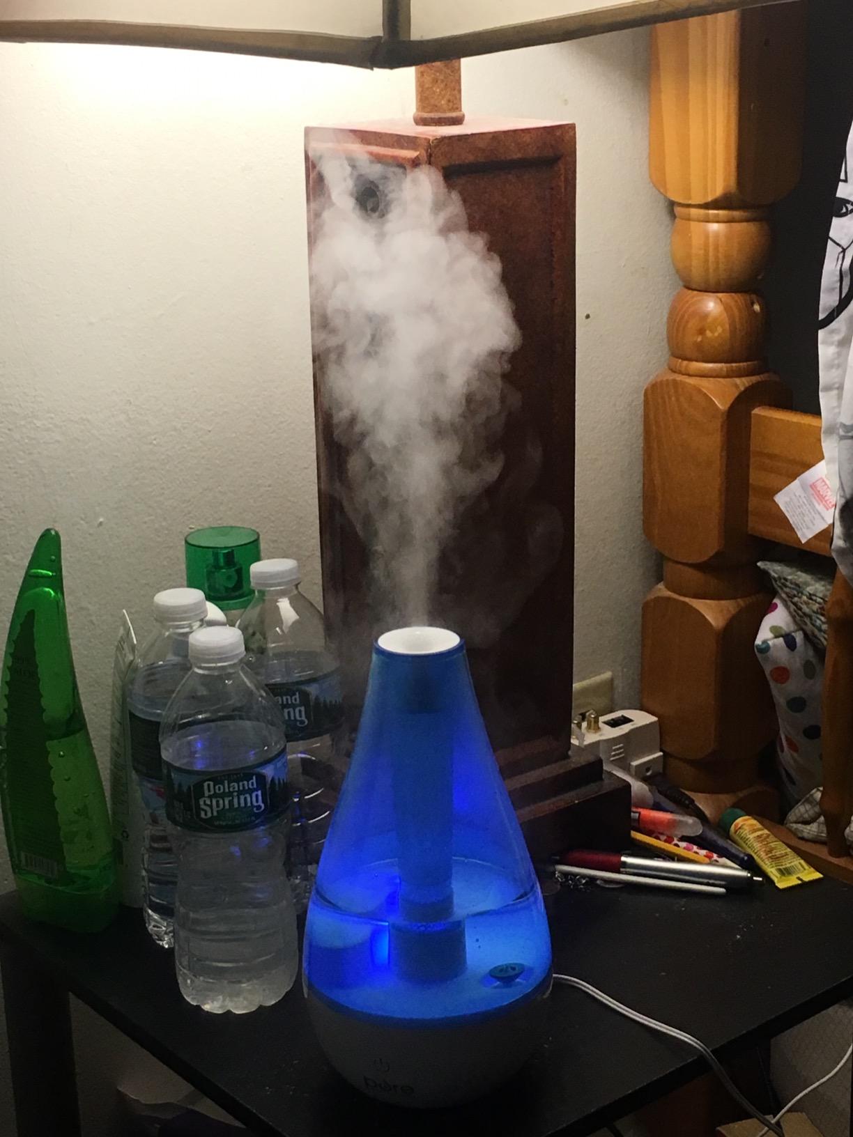 Pure Enrichment MistAire Ultrasonic Cool Mist Humidifier - Quiet Air Humidifier for Bedroom, Nursery, Office, & Indoor Plants - Lasts Up To 25 Hours - Customer Photo 2
