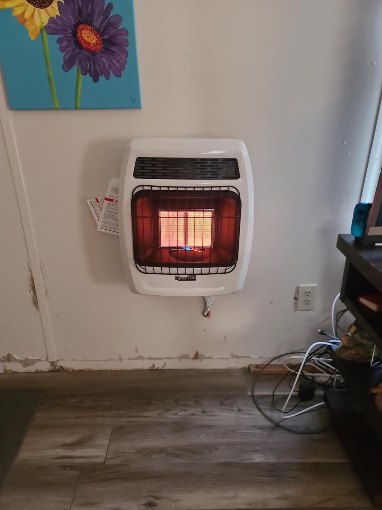 Dyna-Glo IR12PMDG-1 12,000 BTU Liquid Propane Infrared Vent Free Wall Heater Customer Review Dyna-Glo IR12PMDG-1 12,000 BTU Liquid Propane Infrared Vent Free Wall Heater - Customer Photo 2
