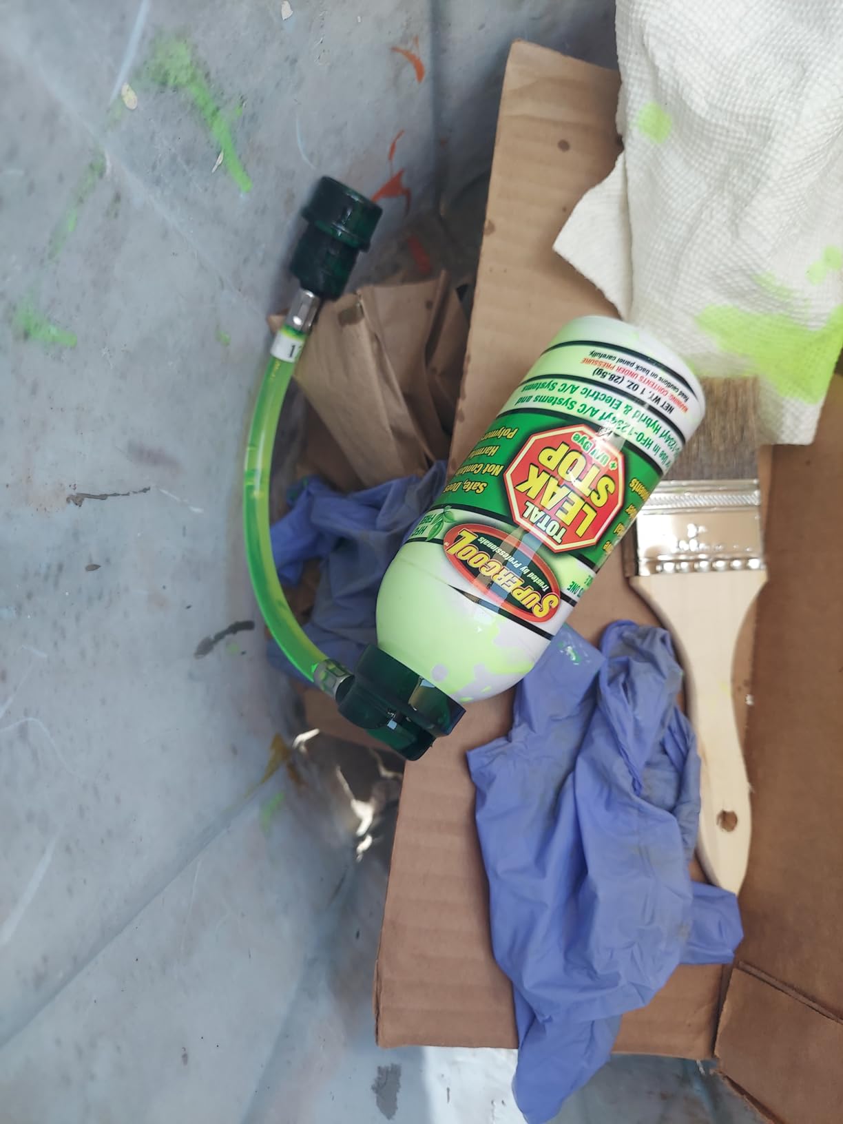 TSI Supercool 39241B-YF Total Leak Stop and U/V Dye, 1 oz (HFC Free BOV Can with 1234yf Adapter, Retail Box) Customer Review TSI Supercool 39241B-YF Total Leak Stop and U/V Dye, 1 oz (HFC Free BOV Can with 1234yf Adapter, Retail Box) - Customer Photo 2