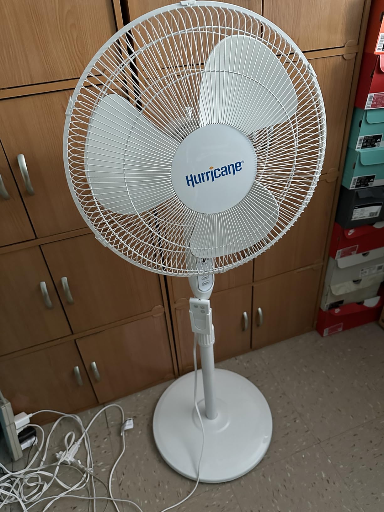 Hurricane Pro High-Velocity Oscillating Metal Stand Fan w/ 3-Speed Setting, 20 Hurricane Pro High-Velocity Oscillating Metal Stand Fan w/ 3-Speed Setting, 20