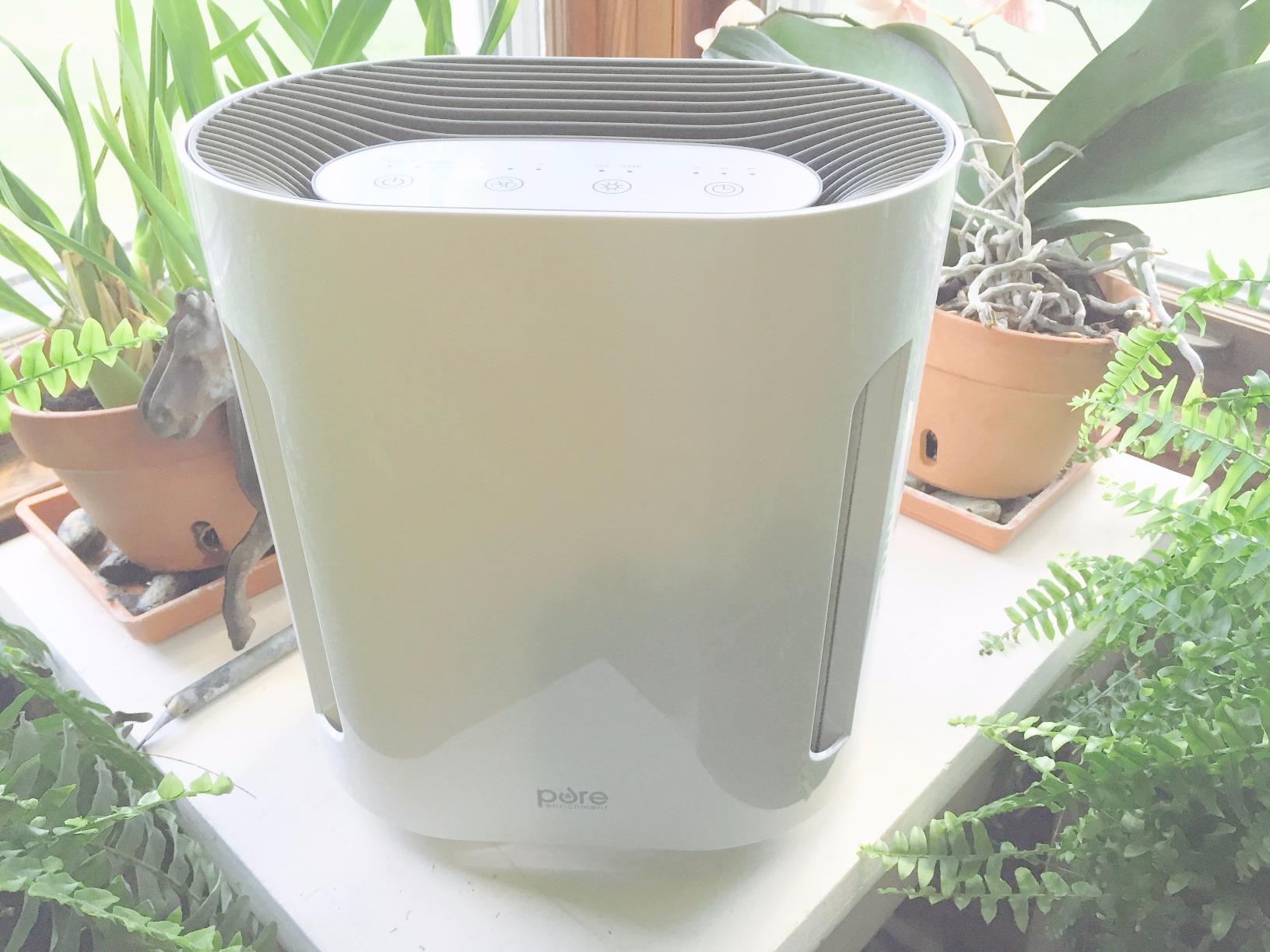 Pure Enrichment PureZone Air Purifier for Bedroom & Living Room, 4-Stage Filtration & UV-C Light, H13 HEPA Filter Helps Remove Bacteria, Pet Hair Dander, Allergens, Germs, Smoke, Dust (White) Customer Review Pure Enrichment PureZone Air Purifier for Bedroom & Living Room, 4-Stage Filtration & UV-C Light, H13 HEPA Filter Helps Remove Bacteria, Pet Hair Dander, Allergens, Germs, Smoke, Dust (White) - Customer Photo 1