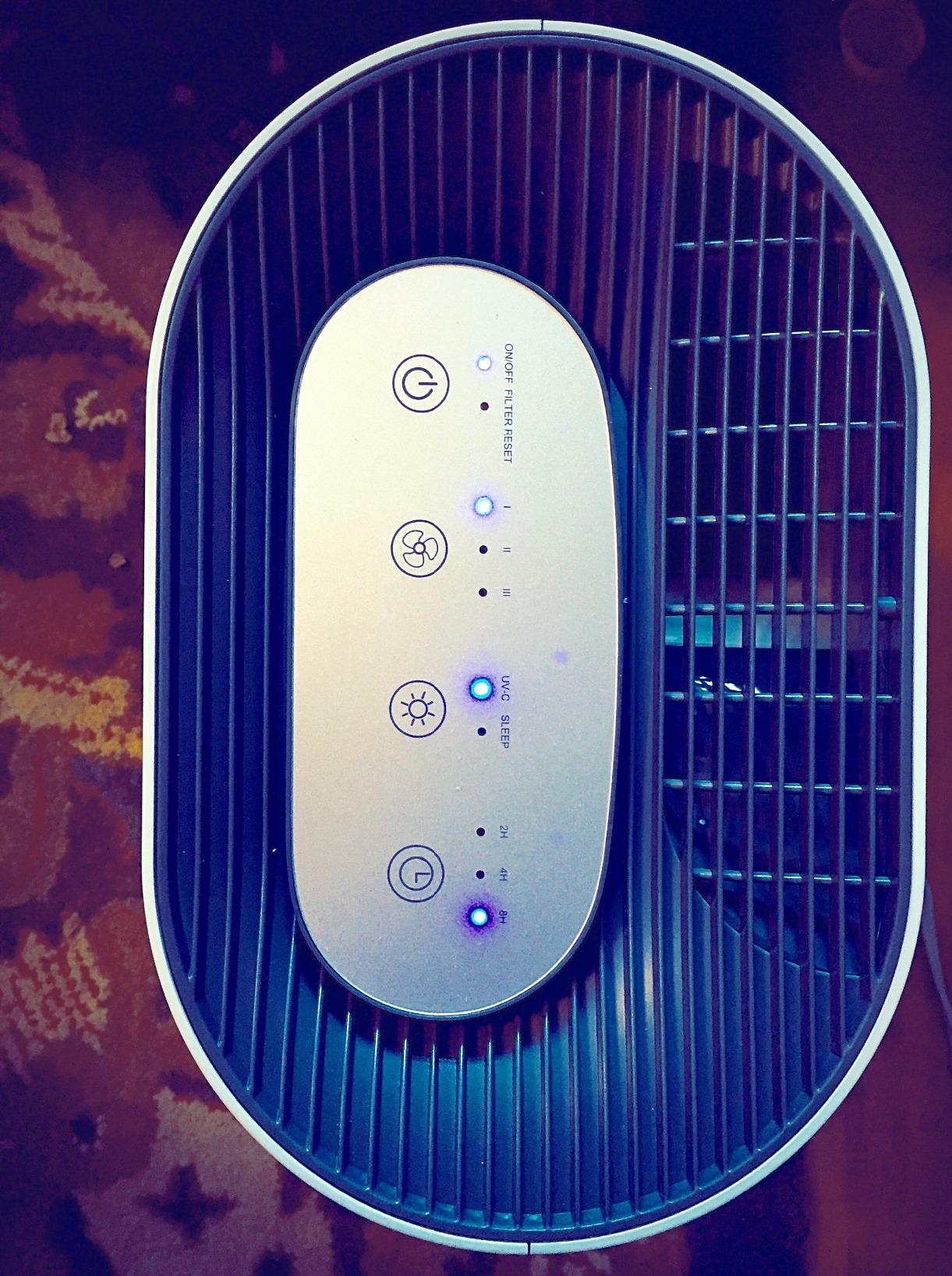 Pure Enrichment PureZone Air Purifier for Bedroom & Living Room, 4-Stage Filtration & UV-C Light, H13 HEPA Filter Helps Remove Bacteria, Pet Hair Dander, Allergens, Germs, Smoke, Dust (White) Customer Review Pure Enrichment PureZone Air Purifier for Bedroom & Living Room, 4-Stage Filtration & UV-C Light, H13 HEPA Filter Helps Remove Bacteria, Pet Hair Dander, Allergens, Germs, Smoke, Dust (White) - Customer Photo 2