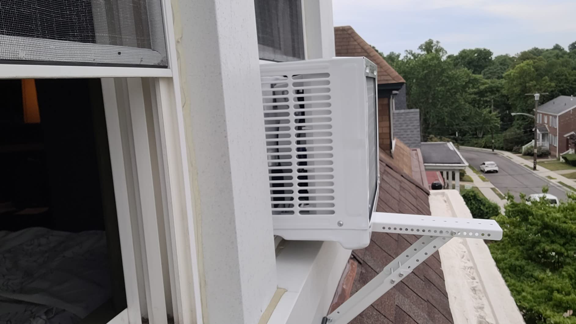 JEACENT AC Window Air Conditioner Support Bracket Heavy Duty, Up to 165 lbs - Customer Photo 2