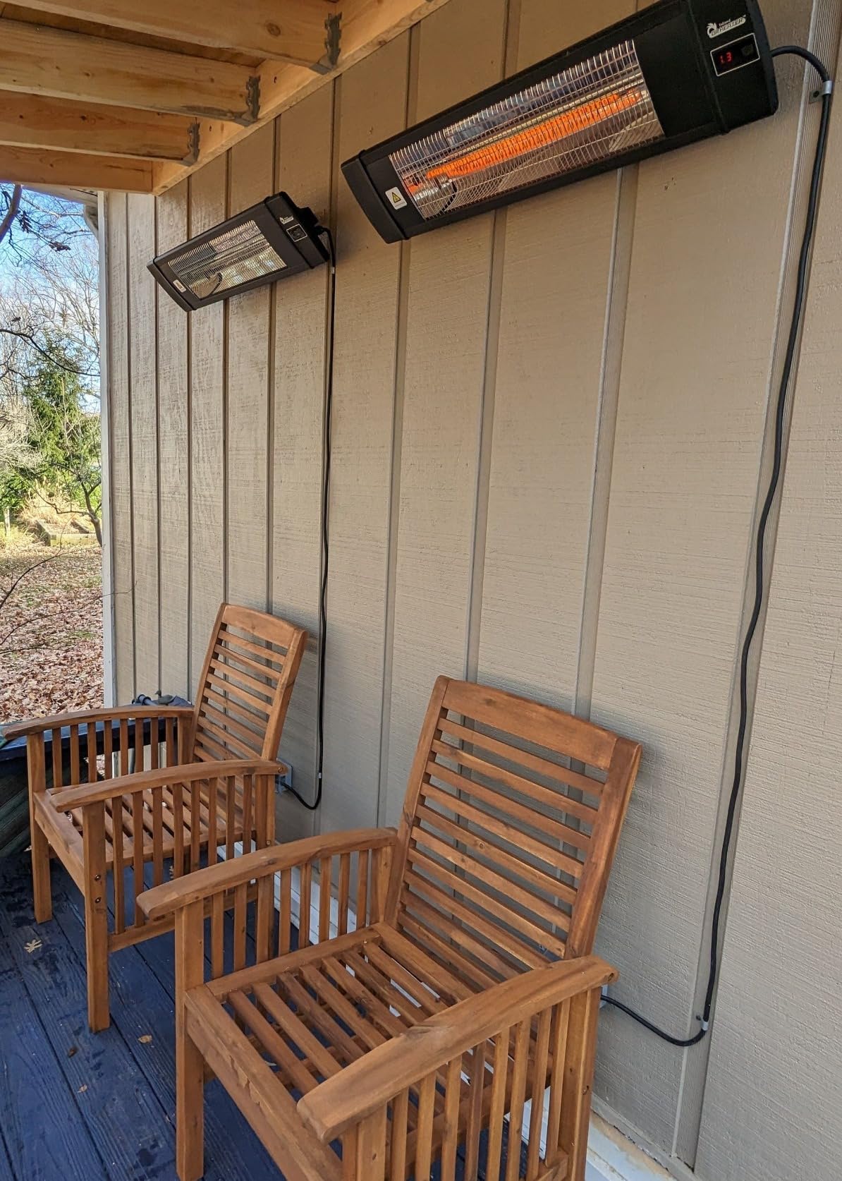 Dr Infrared Heater DR-238 Carbon Infrared Outdoor Heater for Restaurant, Patio, Backyard, Garage, and Decks, Standard, Black Customer Review Dr Infrared Heater DR-238 Carbon Infrared Outdoor Heater for Restaurant, Patio, Backyard, Garage, and Decks, Standard, Black - Customer Photo 2