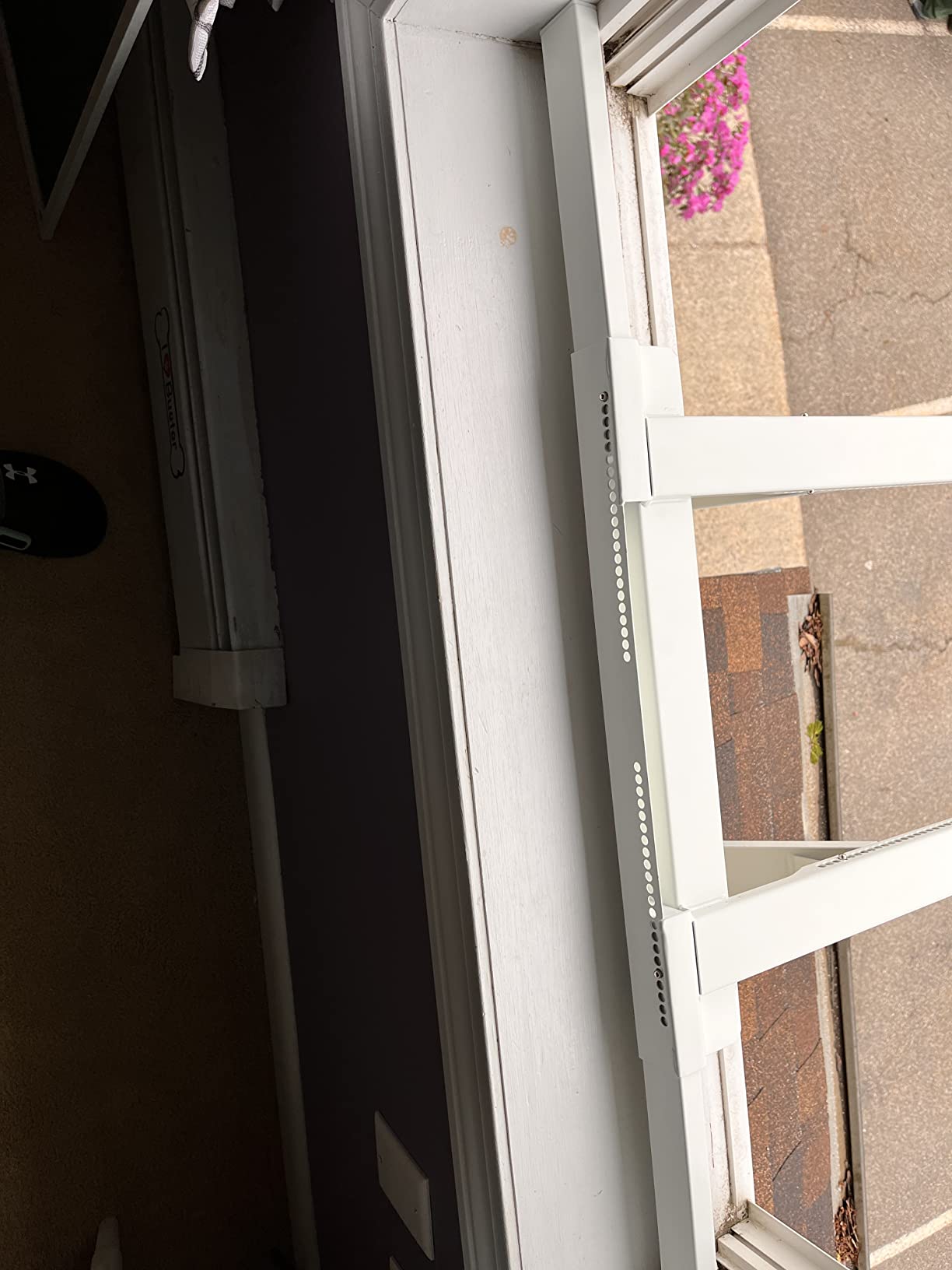 Ivation Air Conditioner Support Bracket, No Tools or Drilling Required - Easy to Install Window AC Mount - Heavy Duty Steel, Holds Up to 200lbs - Fits Single Or Double Hung Windows 19.25H by 17.25L - Customer Photo 1