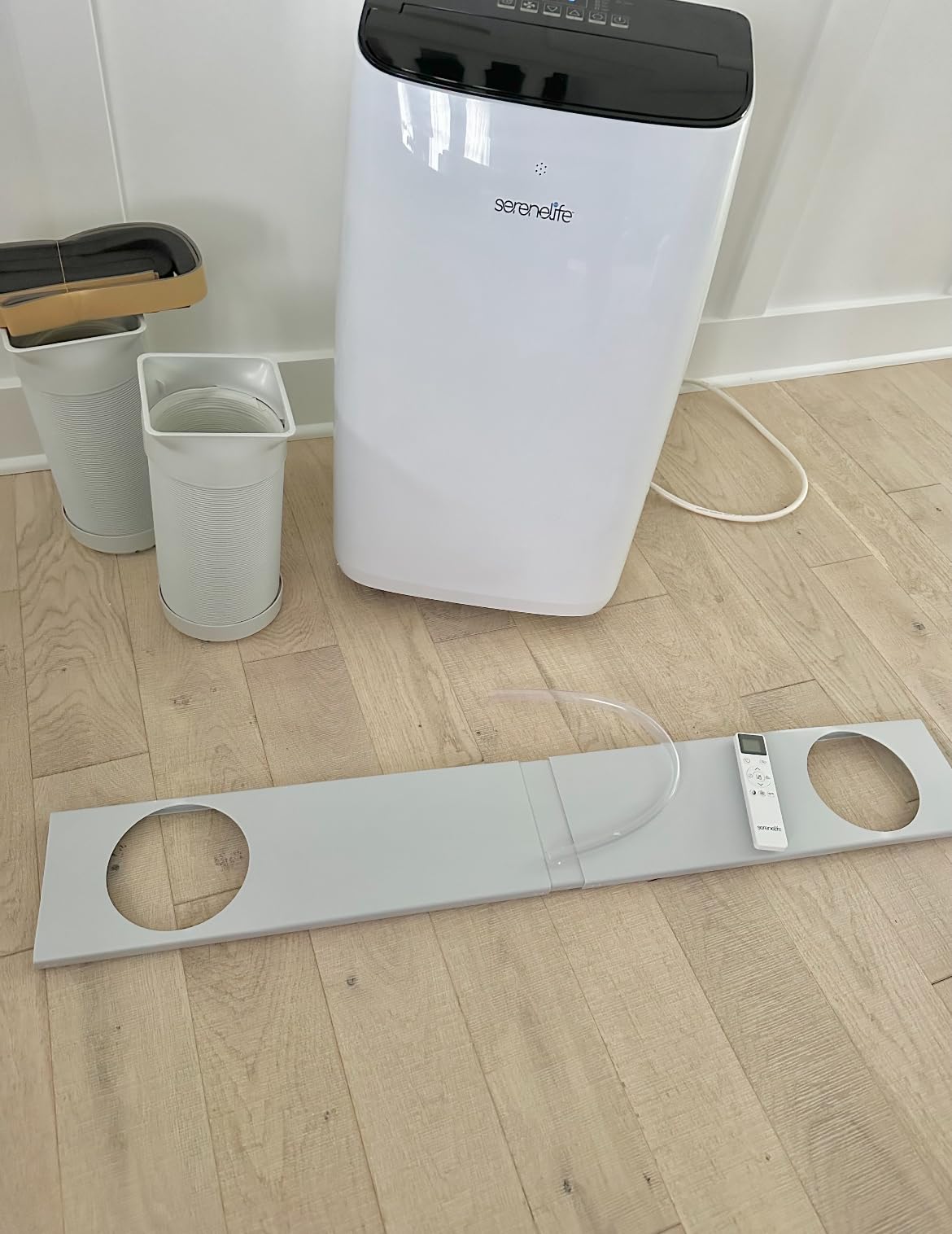 SereneLife Small Air Conditioner Portable 10,000 BTU with Built-in Dehumidifier - Portable AC unit for rooms up to 450 sq ft - Remote Control, Window Mount Exhaust Kit - Customer Photo 2