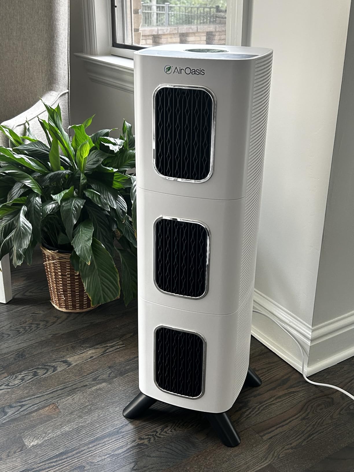 Air Oasis iAdaptAir 2.0 H13 HEPA Filter Air Purifier Reduces 99% of Viruses, Mold, Dust, Smoke, Pollen & Odors Quietest on The Market WiFi Compatible 1,325 Sq Ft of Clean Air Customer Review Air Oasis iAdaptAir 2.0 H13 HEPA Filter Air Purifier Reduces 99% of Viruses, Mold, Dust, Smoke, Pollen & Odors Quietest on The Market WiFi Compatible 1,325 Sq Ft of Clean Air - Customer Photo 2