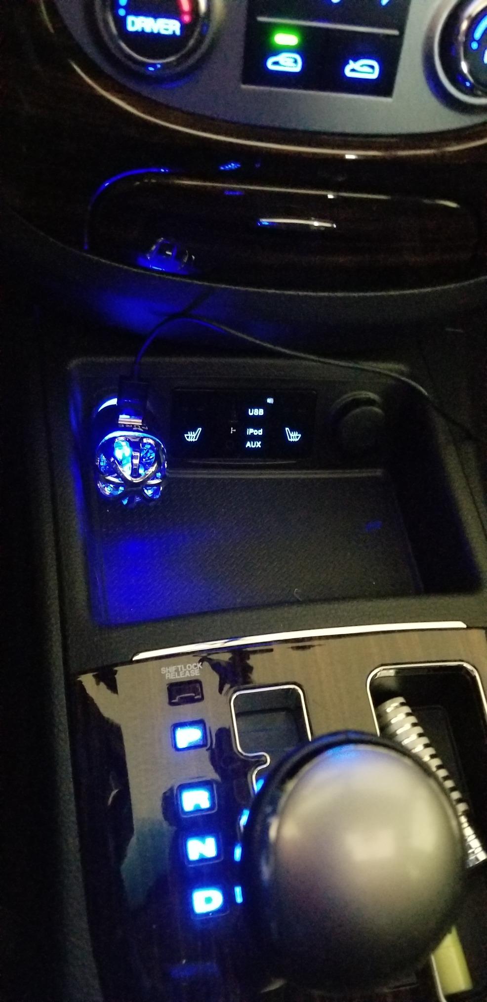Car Air Purifier Premium Air Ionizer & Car Charger Accessory w Dual USB Ports Quick Charge 3.0 Eliminate Allergens Bad Odor Pet Smell Smoke Pollen Mold Bacteria Viruses PM2.5 & VOCs Deodorizer Customer Review Car Air Purifier Premium Air Ionizer & Car Charger Accessory w Dual USB Ports Quick Charge 3.0 Eliminate Allergens Bad Odor Pet Smell Smoke Pollen Mold Bacteria Viruses PM2.5 & VOCs Deodorizer - Customer Photo 1