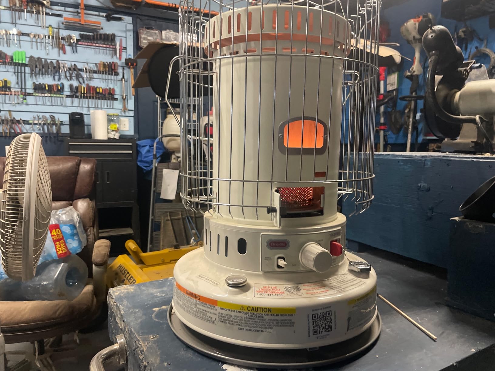 Dyna-Glo WK24BK 23,800 BTU Indoor Kerosene Convection Heater - Customer Photo 2