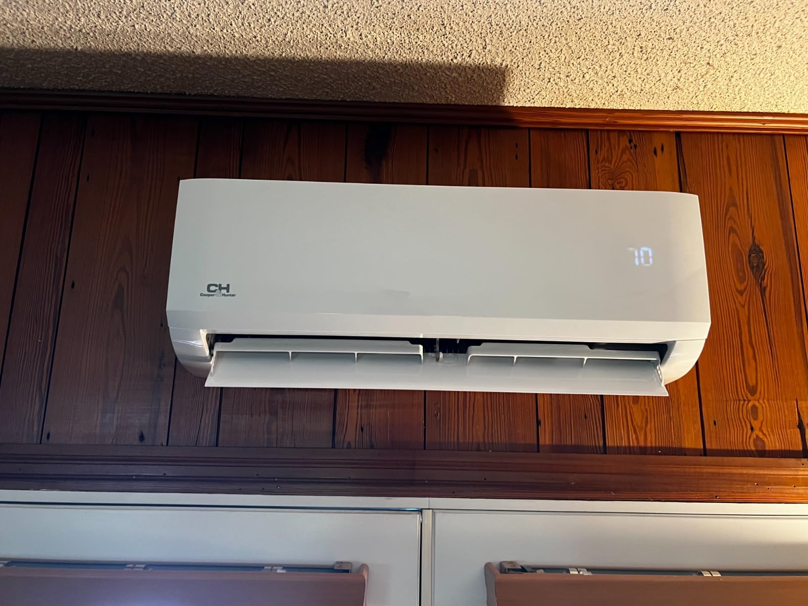 Cooper & Hunter 18,000 BTU Dual 2-Zone 12K + 12K BTU Wall Mount Ductless Mini Split Air Conditioner & Heat Pump – 25FT Installation Kits – 22.5 SEER – Pre-Charged with R-410A – Inverter - Customer Photo 1