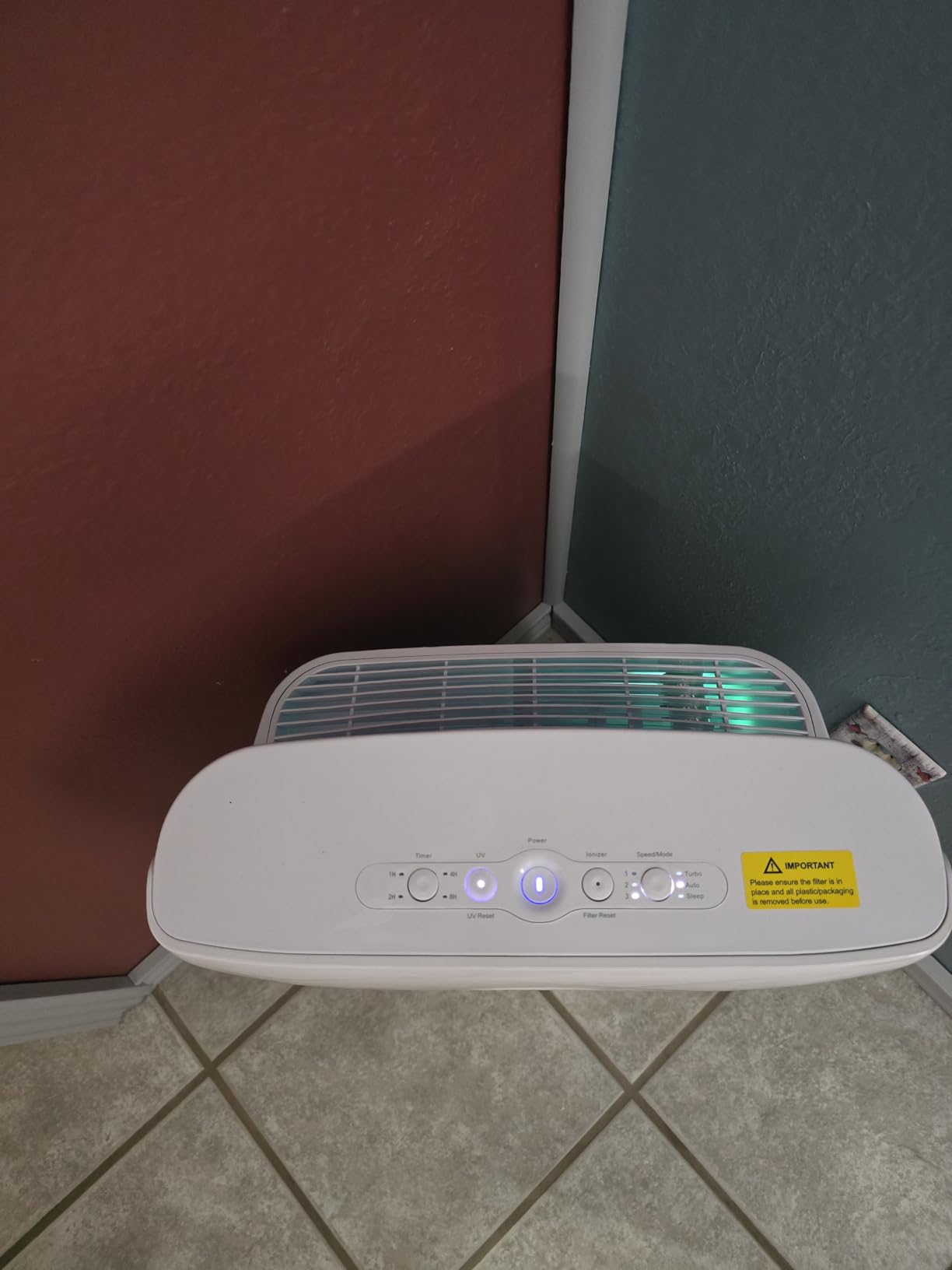 Air Purifier for Large Room, Bedroom, Home - Over 1600 Sq Ft, ZERO Ozone, UV Light, H13 Medical Grade True HEPA - Smoke, Dust, Allergies, Pet Hair Air Cleaners - InvisiClean Claro IC-4524 Customer Review Air Purifier for Large Room, Bedroom, Home - Over 1600 Sq Ft, ZERO Ozone, UV Light, H13 Medical Grade True HEPA - Smoke, Dust, Allergies, Pet Hair Air Cleaners - InvisiClean Claro IC-4524 - Customer Photo 2