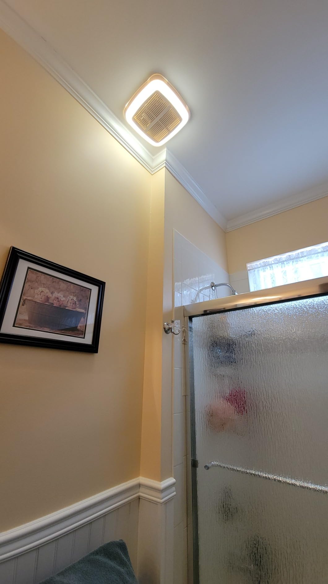Tech Drive Very-Quiet 80 CFM, 1.5 Sone No Attic access Needed Installation Bathroom Ventilation and Exhaust Fan Customer Review Tech Drive Very-Quiet 80 CFM, 1.5 Sone No Attic access Needed Installation Bathroom Ventilation and Exhaust Fan - Customer Photo 1