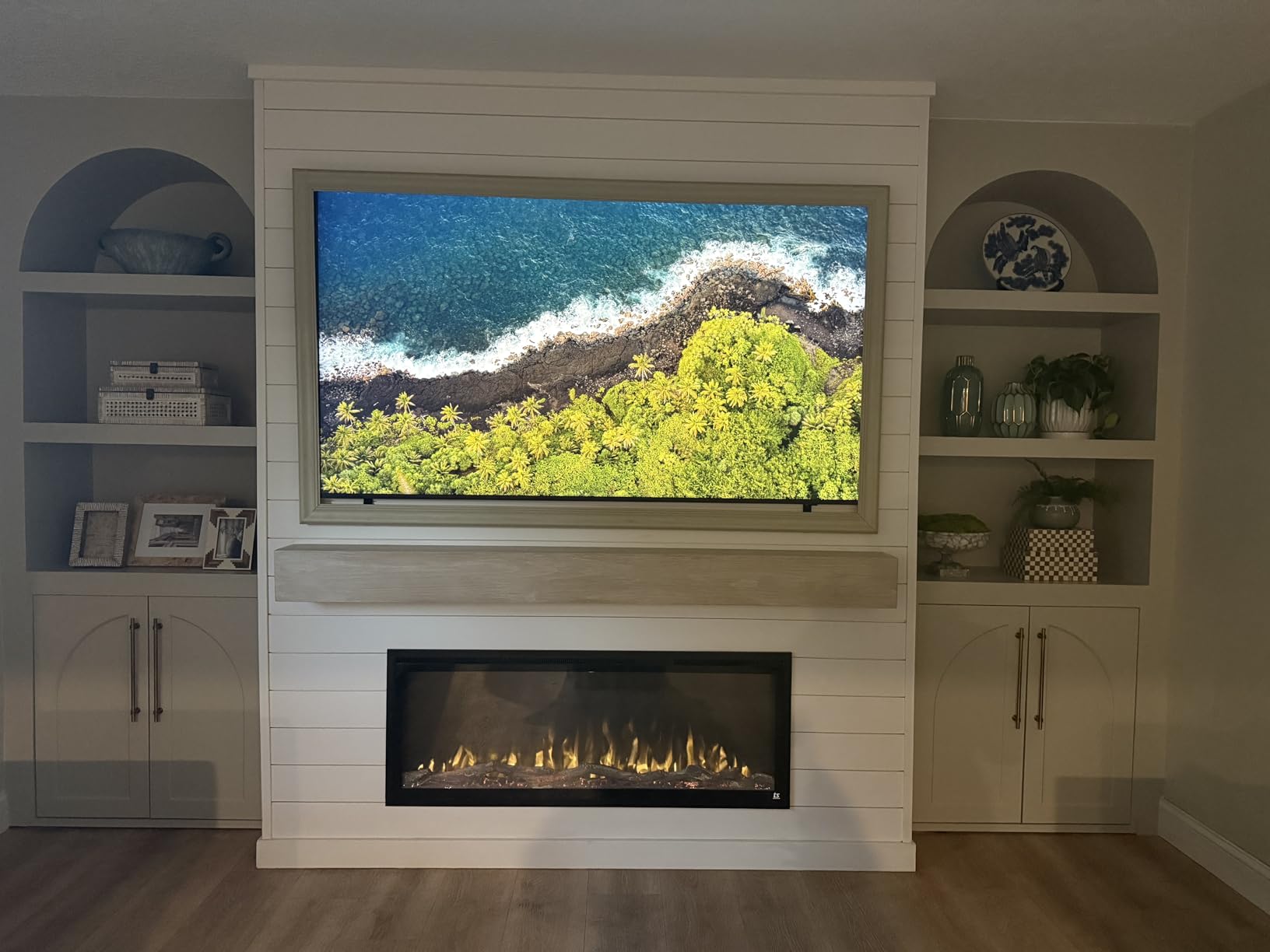 Touchstone Sideline Elite Smart Electric Fireplace - Alexa/WiFi Enabled- 42