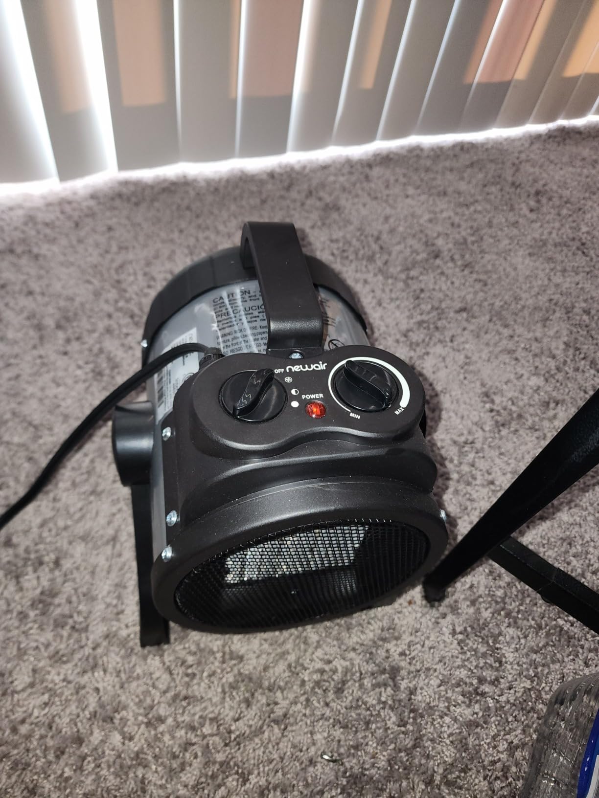 NewAir NGH160GA00, 120V Electric Portable Garage Heater, Heats Up to 160 Square Feet, Garge, Black and Gray Customer Review NewAir NGH160GA00, 120V Electric Portable Garage Heater, Heats Up to 160 Square Feet, Garge, Black and Gray - Customer Photo 1
