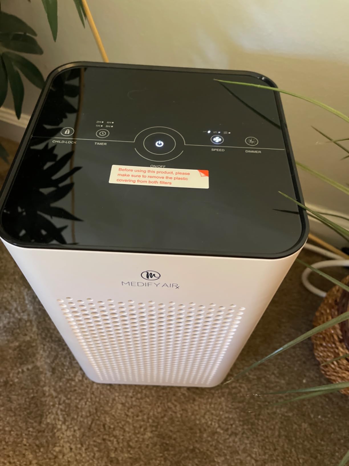 Medify MA-25 Air Purifier with True HEPA H13 Filter | 825 ft² Coverage in 1hr for Allergens, Smoke, Wildfires, Odors, Pollen, Pet Dander | Removal to 0.1 Microns | White, 1-Pack Customer Review Medify MA-25 Air Purifier with True HEPA H13 Filter | 825 ft² Coverage in 1hr for Allergens, Smoke, Wildfires, Odors, Pollen, Pet Dander | Removal to 0.1 Microns | White, 1-Pack - Customer Photo 3