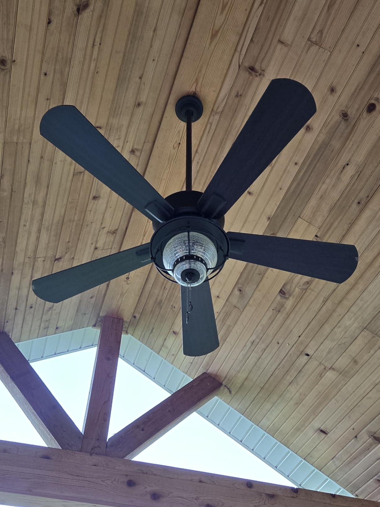 Harbor Breeze Merrimack II 52-in Matte Bronze LED Indoor/Outdoor Ceiling Fan with Light Kit (5-Blade) Customer Review Harbor Breeze Merrimack II 52-in Matte Bronze LED Indoor/Outdoor Ceiling Fan with Light Kit (5-Blade) - Customer Photo 1
