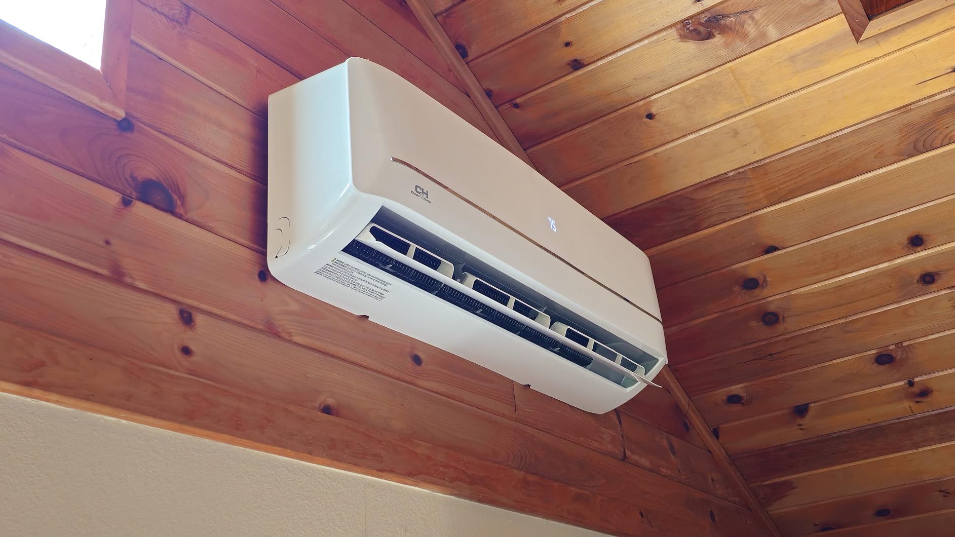 Cooper & Hunter MIA Series 12,000 BTU 115V Mini Split AC/Heating System, Ductless Wall Mount – 21.2 SEER2 Inverter – 16FT Installation Kit & Smart Control Included – Pre-Charged - Customer Photo 1