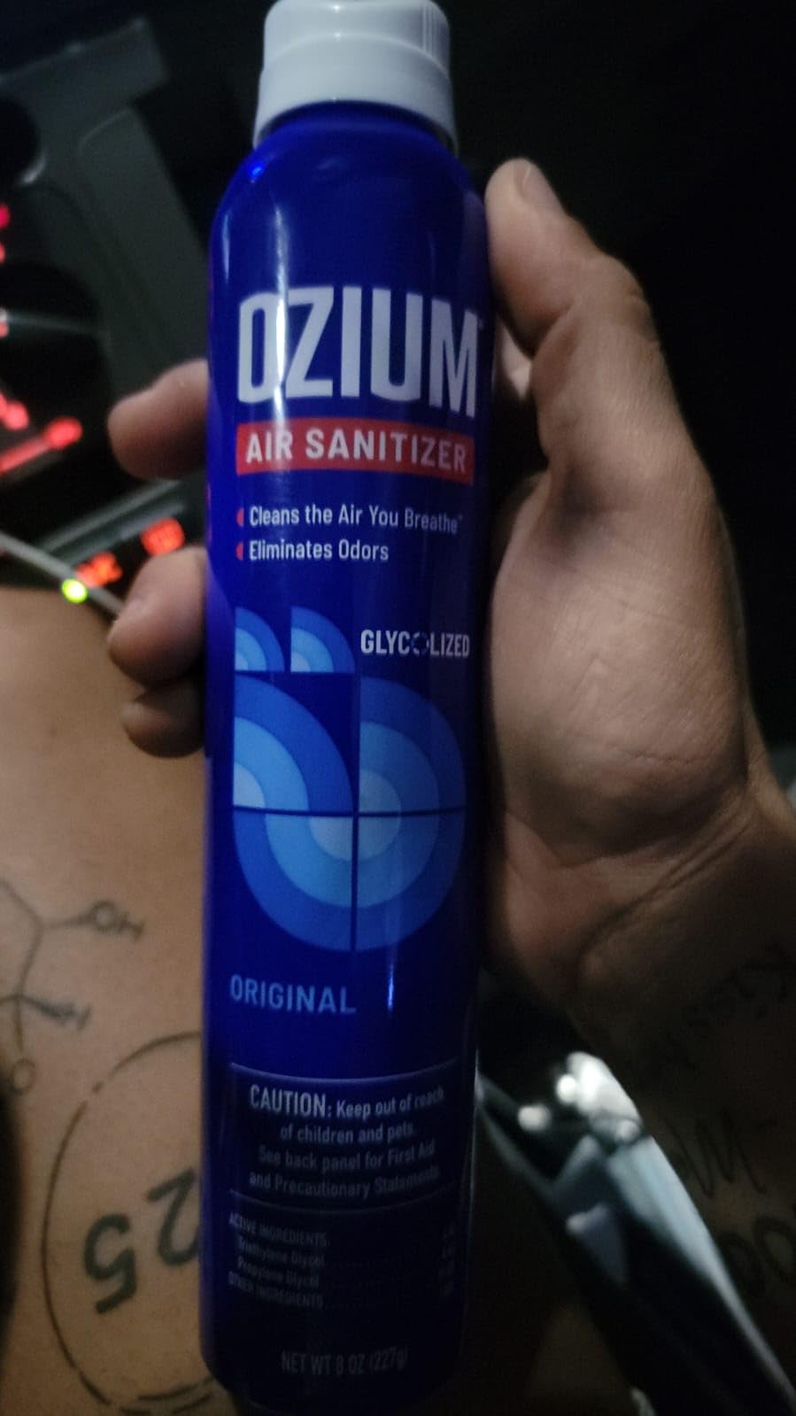 Ozium 8 Oz. Air Sanitizer & Odor Eliminator for Homes, Cars, Offices and More, Original Scent, Pack of 2 Customer Review Ozium 8 Oz. Air Sanitizer & Odor Eliminator for Homes, Cars, Offices and More, Original Scent, Pack of 2 - Customer Photo 2