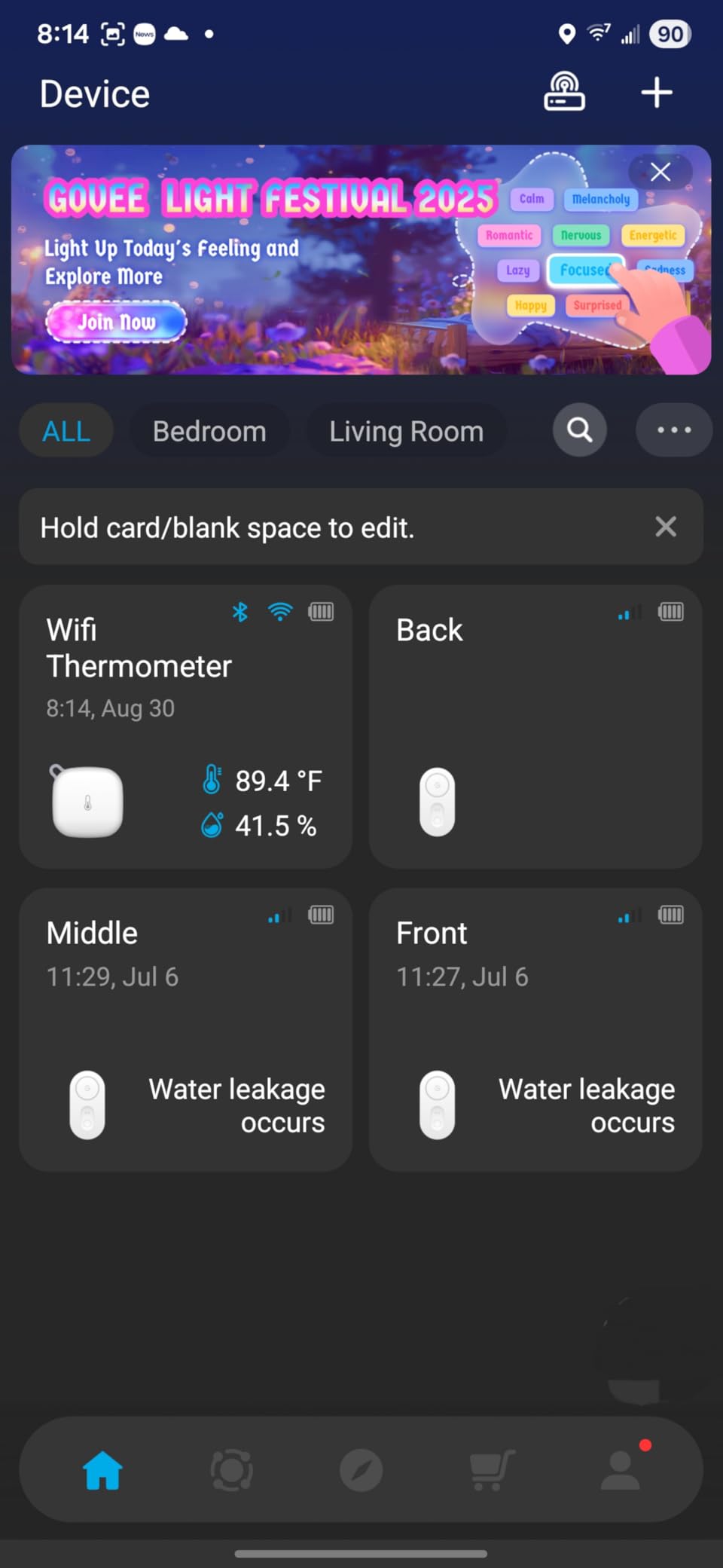 Govee WiFi Thermometer Hygrometer H5179, Smart Humidity Temperature Sensor with App Notification Alert, 2 Years Data Storage Export - Customer Photo 1