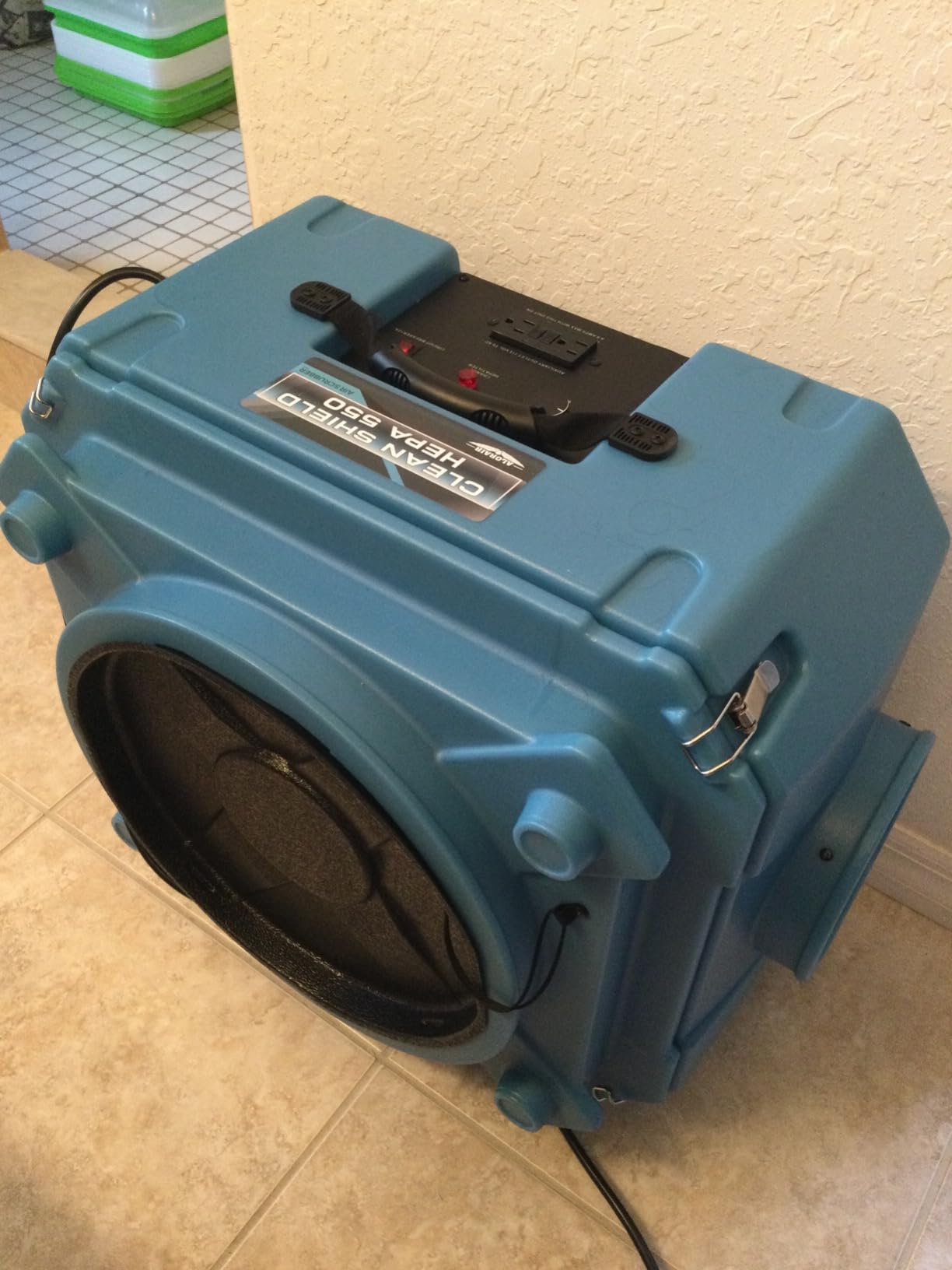 ALORAIR PureAiro HEPA Max 870 Air Scrubber 3-Stage Filtration,Negative Machine Air Scrubber | Professional Water Damage Restoration for Air Cleaner | up to 550 CFM - Customer Photo 1