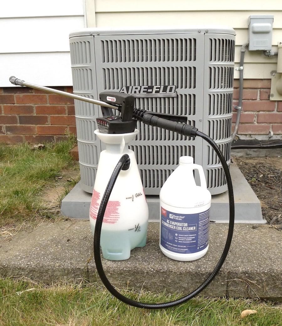 Essential Values Coil Cleaner for AC Unit (Gallon) | AC Coil Cleaner That is Non Foam Formula for Condenser Coils - Heavy Duty Professional Grade & For Commercial & Residential Air Conditioner Customer Review Essential Values Coil Cleaner for AC Unit (Gallon) | AC Coil Cleaner That is Non Foam Formula for Condenser Coils - Heavy Duty Professional Grade & For Commercial & Residential Air Conditioner - Customer Photo 1