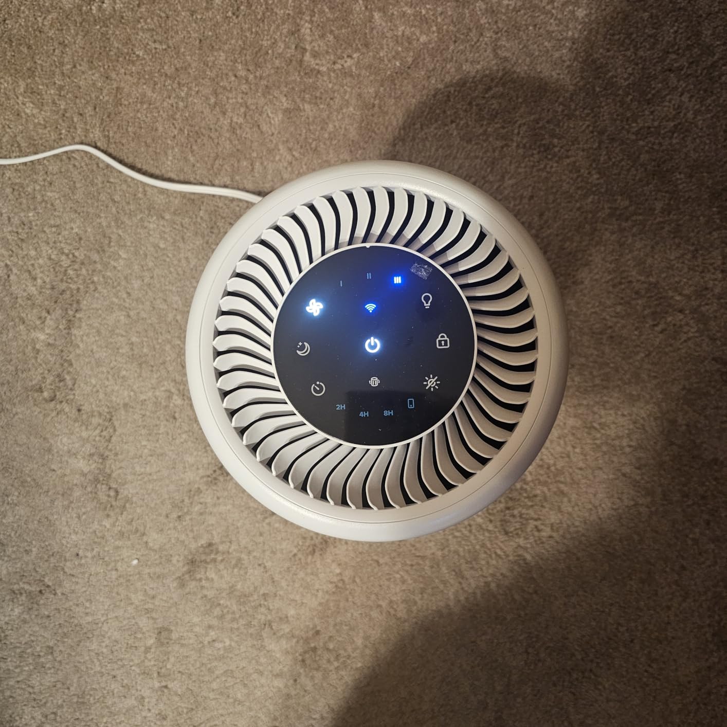 LEVOIT Air Purifier for Home Bedroom Dorm Room, Smart WiFi Alexa Control, AHAM VERIFIDE, 3-in-1 Filter with HEPA Sleep Mode for Allergens, Pollutants, Smoke, Dust, Core 200S-P, White Customer Review LEVOIT Air Purifier for Home Bedroom Dorm Room, Smart WiFi Alexa Control, AHAM VERIFIDE, 3-in-1 Filter with HEPA Sleep Mode for Allergens, Pollutants, Smoke, Dust, Core 200S-P, White - Customer Photo 2