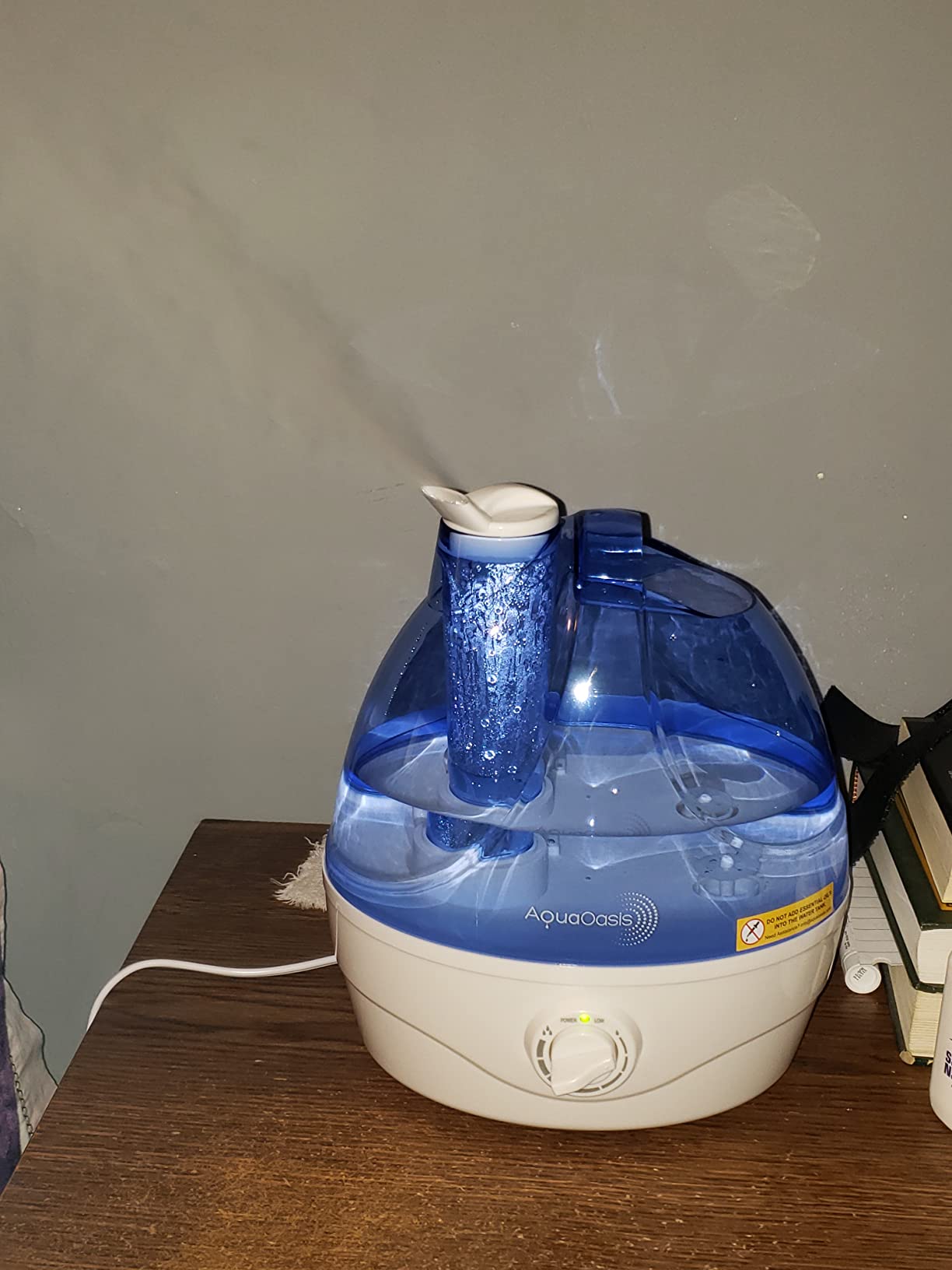 AquaOasis® Cool Mist Humidifier (2.2L Water Tank) Quiet Ultrasonic Humidifiers for Bedroom & Large room - Adjustable -360 Rotation Nozzle, Auto-Shut Off, Humidifiers for Babies Nursery & Whole House Customer Review AquaOasis® Cool Mist Humidifier (2.2L Water Tank) Quiet Ultrasonic Humidifiers for Bedroom & Large room - Adjustable -360 Rotation Nozzle, Auto-Shut Off, Humidifiers for Babies Nursery & Whole House - Customer Photo 5