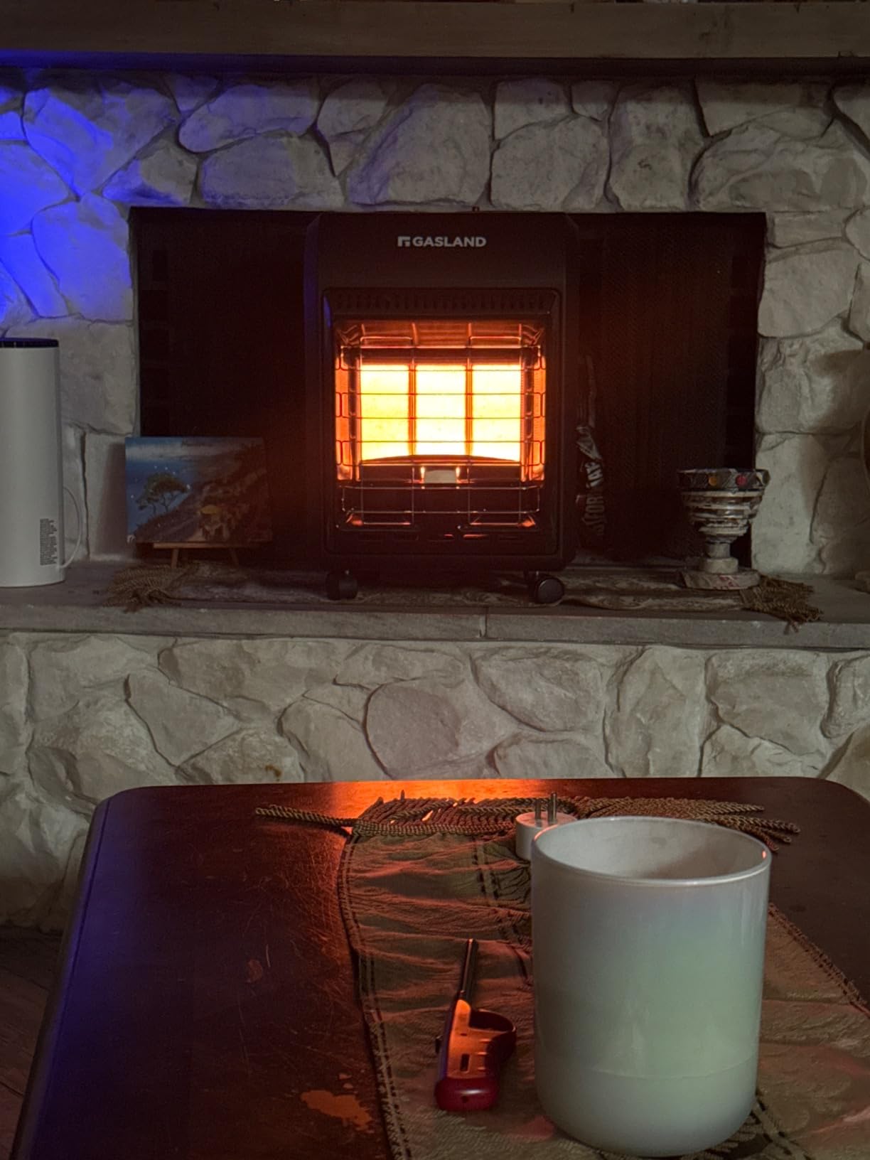 Gasland MHA18BN Propane Radiant heater, 18,000 BTU Warm Area up to 450 sq. ft, Portable LP Gas Heater for Garages, Workshops and Construction Sites, Ultra Quiet Propane Heater with LP Regulator Hose - Customer Photo 1