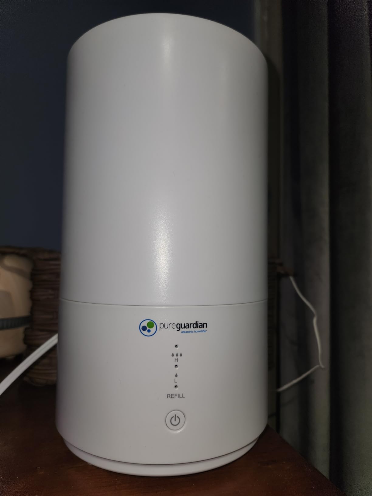 PureGuardian Top Fill Humidifier - H950AR Cool Mist Humidifier, 0.8 Gallon Tank with 30 Hour Runtime, Filter-Free, Quiet Ultrasonic Technology, Essential Oil Tray, 2 Speed Mist Control & Silver Clean Customer Review PureGuardian Top Fill Humidifier - H950AR Cool Mist Humidifier, 0.8 Gallon Tank with 30 Hour Runtime, Filter-Free, Quiet Ultrasonic Technology, Essential Oil Tray, 2 Speed Mist Control & Silver Clean - Customer Photo 1
