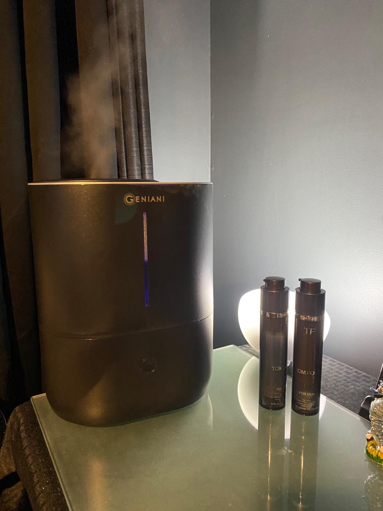 GENIANI Portable Cool Mist Humidifiers for Bedroom & Office - Ultrasonic Humidifier for Home, Baby, Small Room with Auto Shut Off, 250ML Easy to Clean Water Tank Customer Review GENIANI Portable Cool Mist Humidifiers for Bedroom & Office - Ultrasonic Humidifier for Home, Baby, Small Room with Auto Shut Off, 250ML Easy to Clean Water Tank - Customer Photo 1