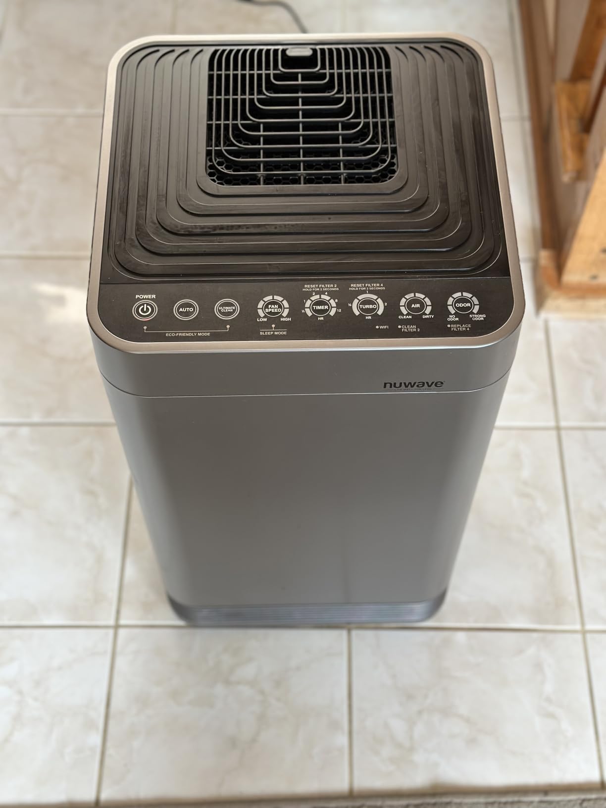 Nuwave OxyPure Ultra Clean Air Purifiers for Extra Large Room, Office, 5 Stage Filtration System with 4 Extra True HEPA Filters, Remove up to 100% of Dust, Pet Hair, Odors, Pollen, VOCs, Smart Wifi Customer Review Nuwave OxyPure Ultra Clean Air Purifiers for Extra Large Room, Office, 5 Stage Filtration System with 4 Extra True HEPA Filters, Remove up to 100% of Dust, Pet Hair, Odors, Pollen, VOCs, Smart Wifi - Customer Photo 2