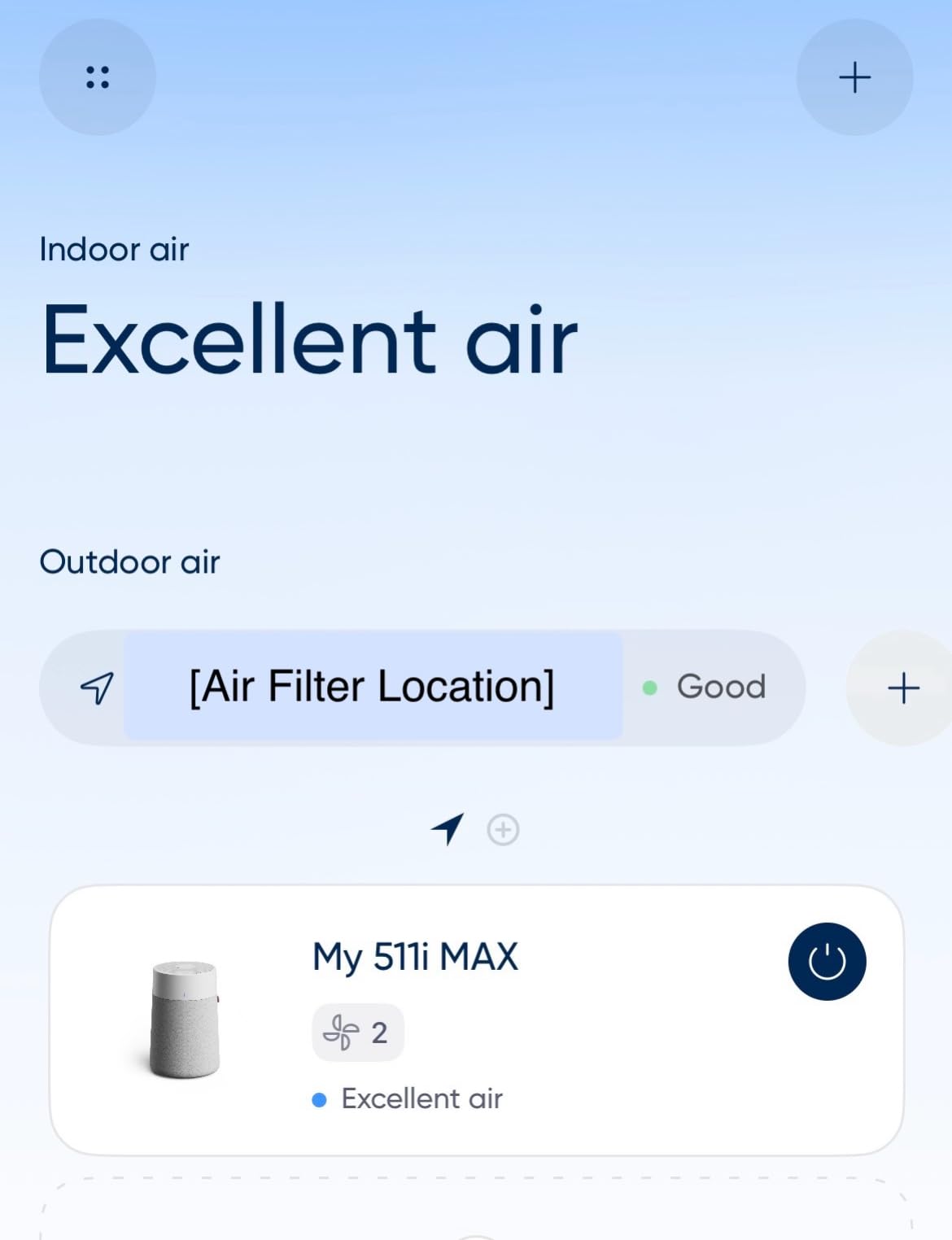 BLUEAIR 2-in-1 Purify + Humidify: Air Purifier and Humidifier with HEPASilent™ and 360° InvisibleMist™ Technology, Top Pour - covers 1,726 sqft in 60 minutes - Perfectly balanced air, one product - Customer Photo 2