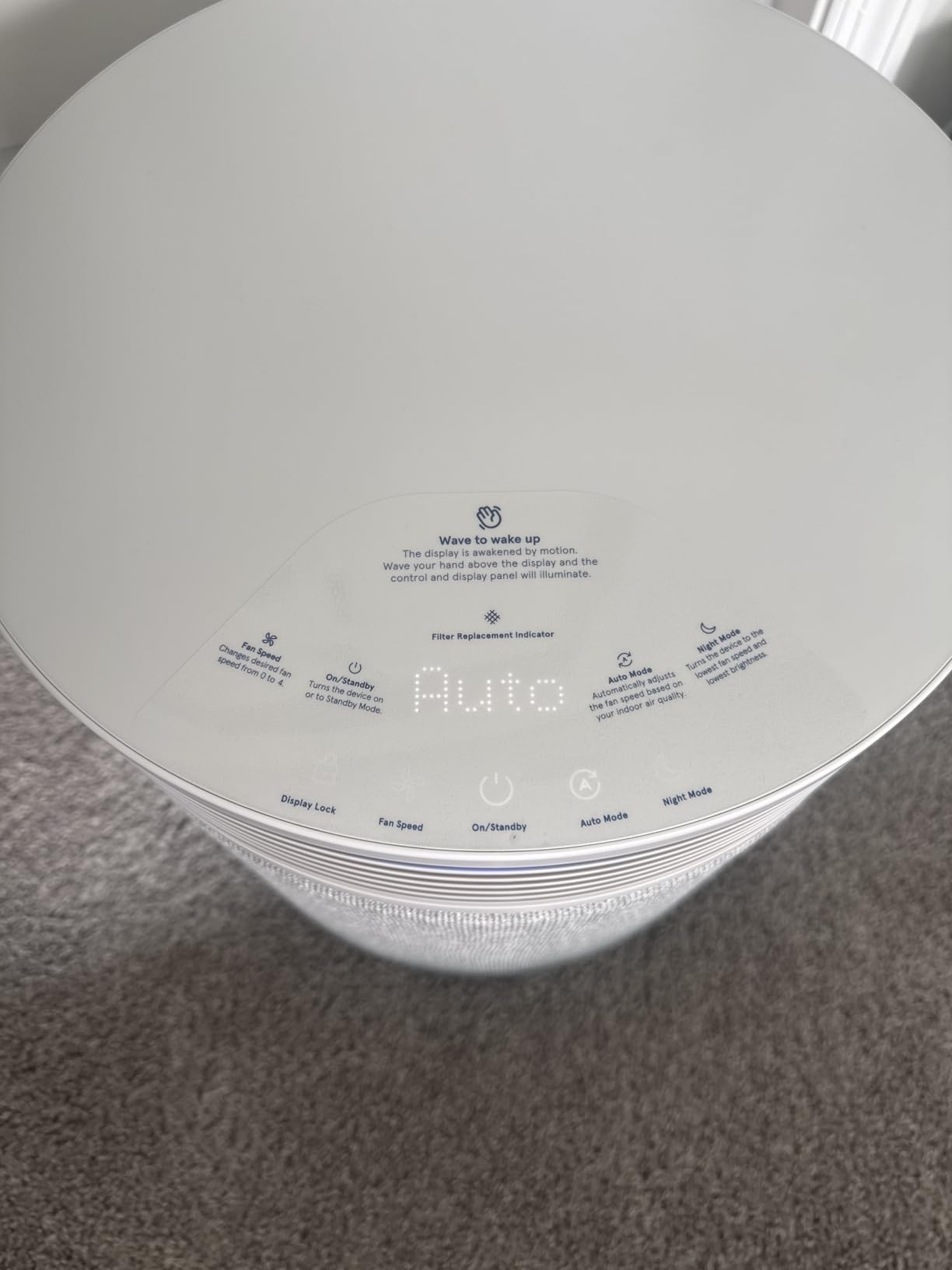 BLUEAIR Air Purifier for Large Rooms & Home - Odor Eliminating Cleans up to 3385 ft², HEPASilent, Smart WiFi, Auto Mode, Doubles as Table, Removes Dust, Smoke, Pet Hair, AHAM Verified, Blue Signature Customer Review BLUEAIR Air Purifier for Large Rooms & Home - Odor Eliminating Cleans up to 3385 ft², HEPASilent, Smart WiFi, Auto Mode, Doubles as Table, Removes Dust, Smoke, Pet Hair, AHAM Verified, Blue Signature - Customer Photo 1