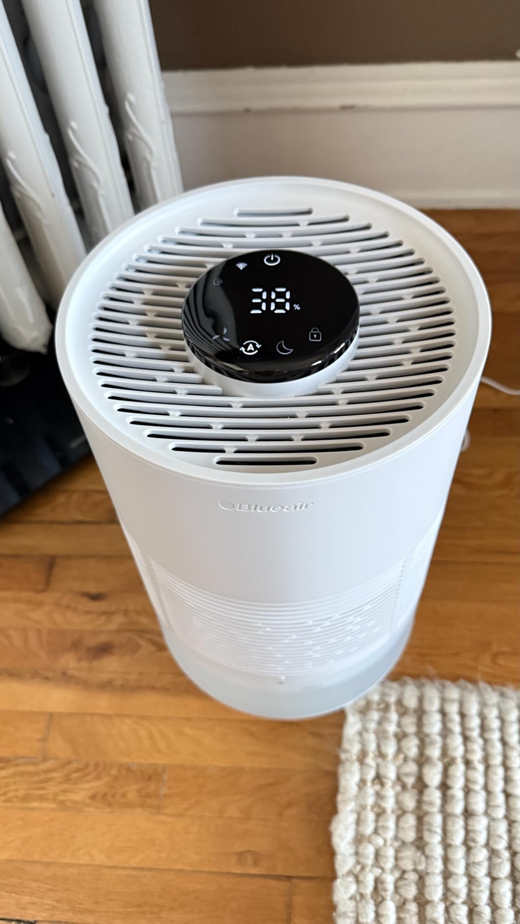 BLUEAIR Premium Smart Humidifier for Large Rooms, Bedrooms, Better Sleep with Evaporative Invisible Mist Tech, Auto Humidify, Easy Top Fill, Smart Control with App, Touchscreen, 3.5L Tank for 48 hours - Customer Photo 3